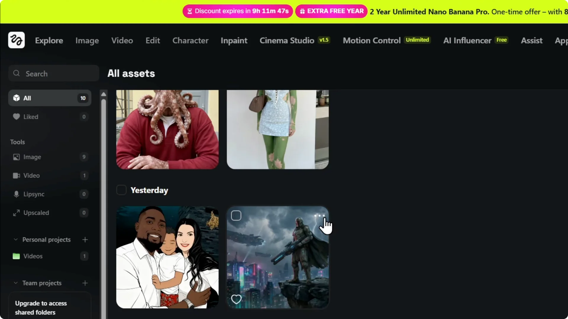 How to Properly Delete Images from Your Higgsfield AI Account screenshot 6