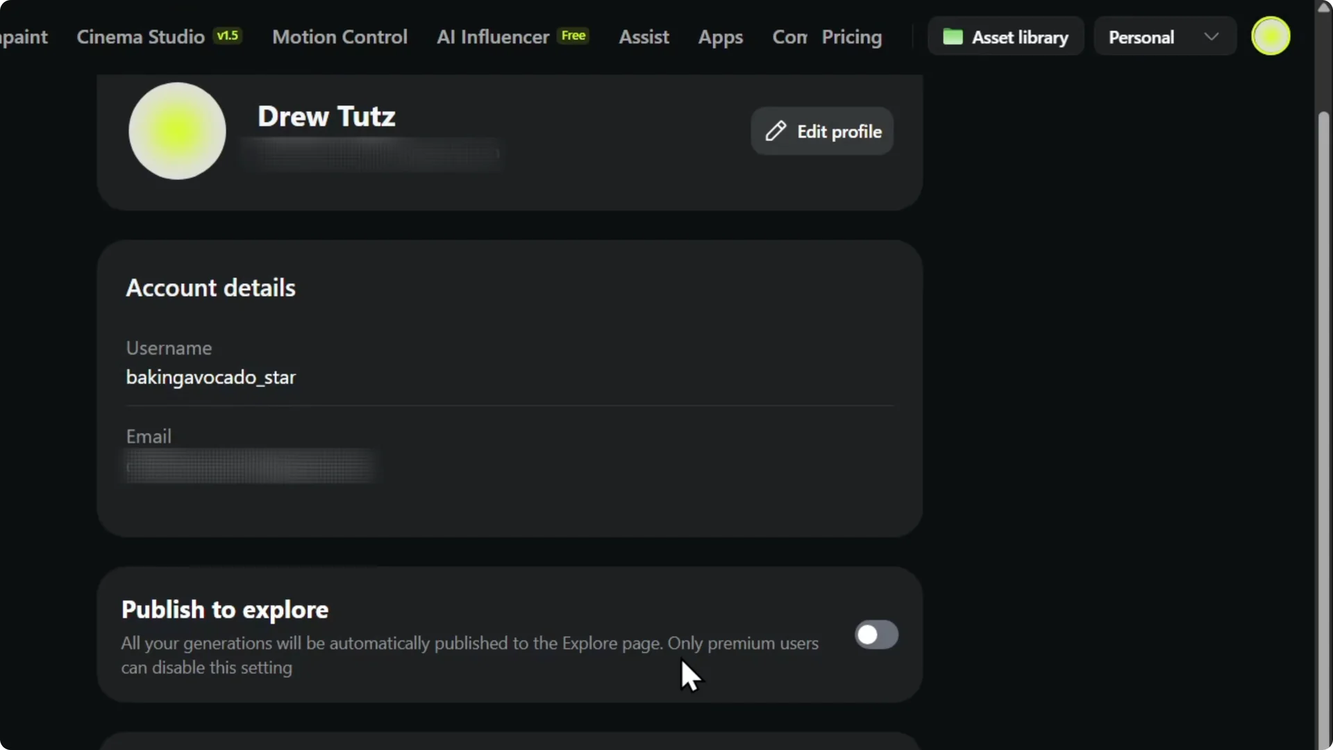 How to Publish Generations on Higgsfield AI Explore Page screenshot 5
