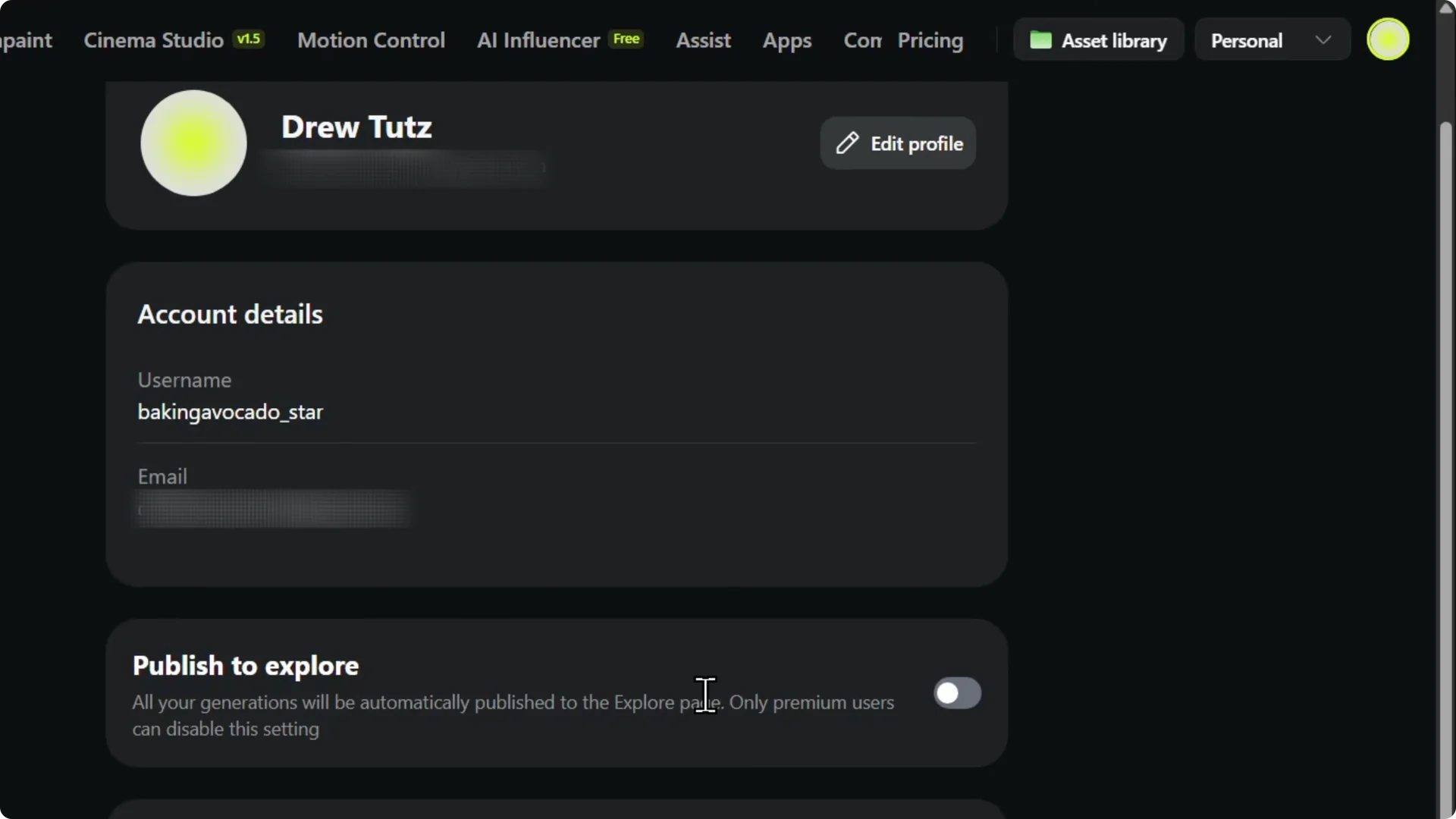 How to Publish Generations on Higgsfield AI Explore Page screenshot 7