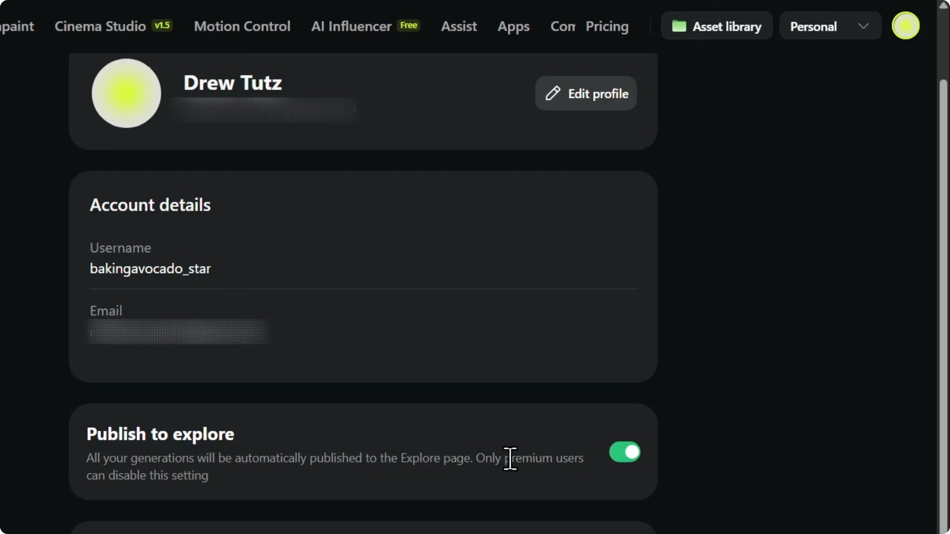 How to Publish Generations on Higgsfield AI Explore Page screenshot 8