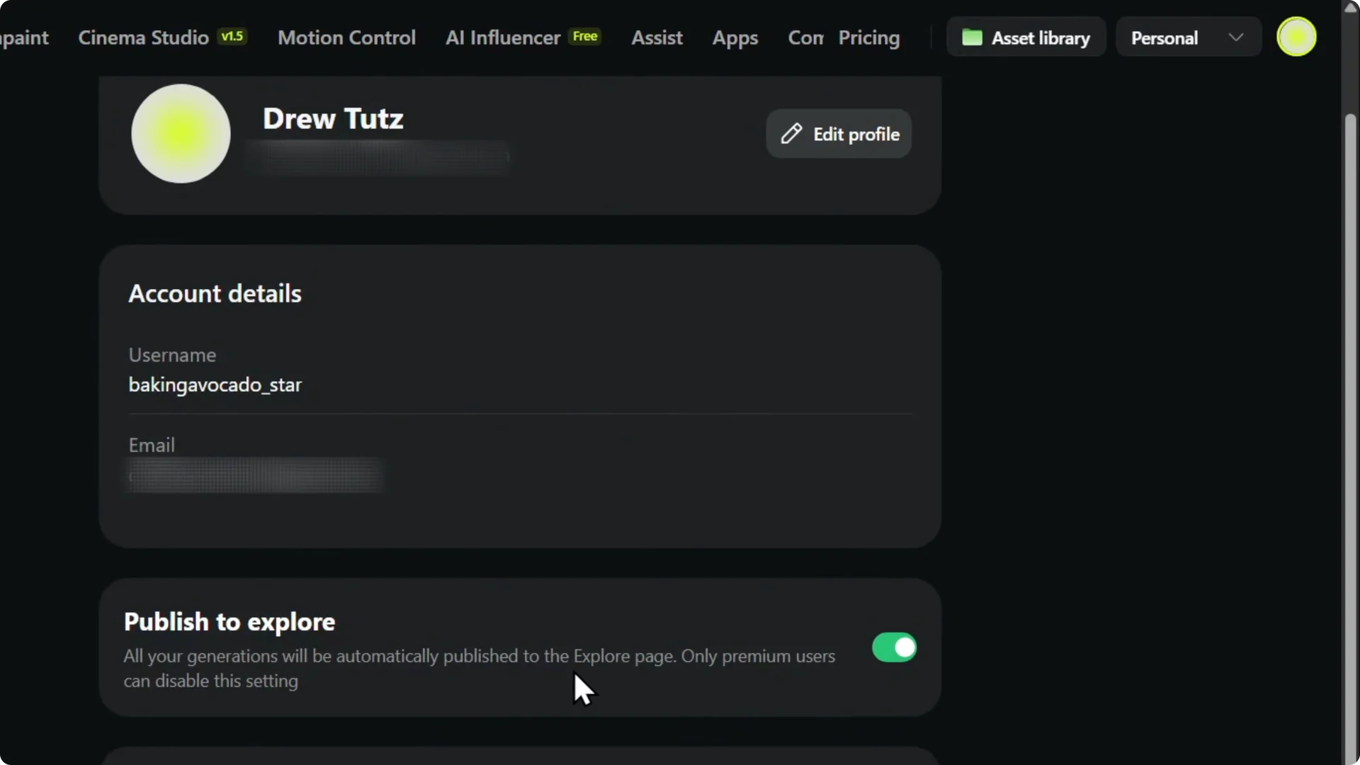 How to Publish Generations on Higgsfield AI Explore Page screenshot 9