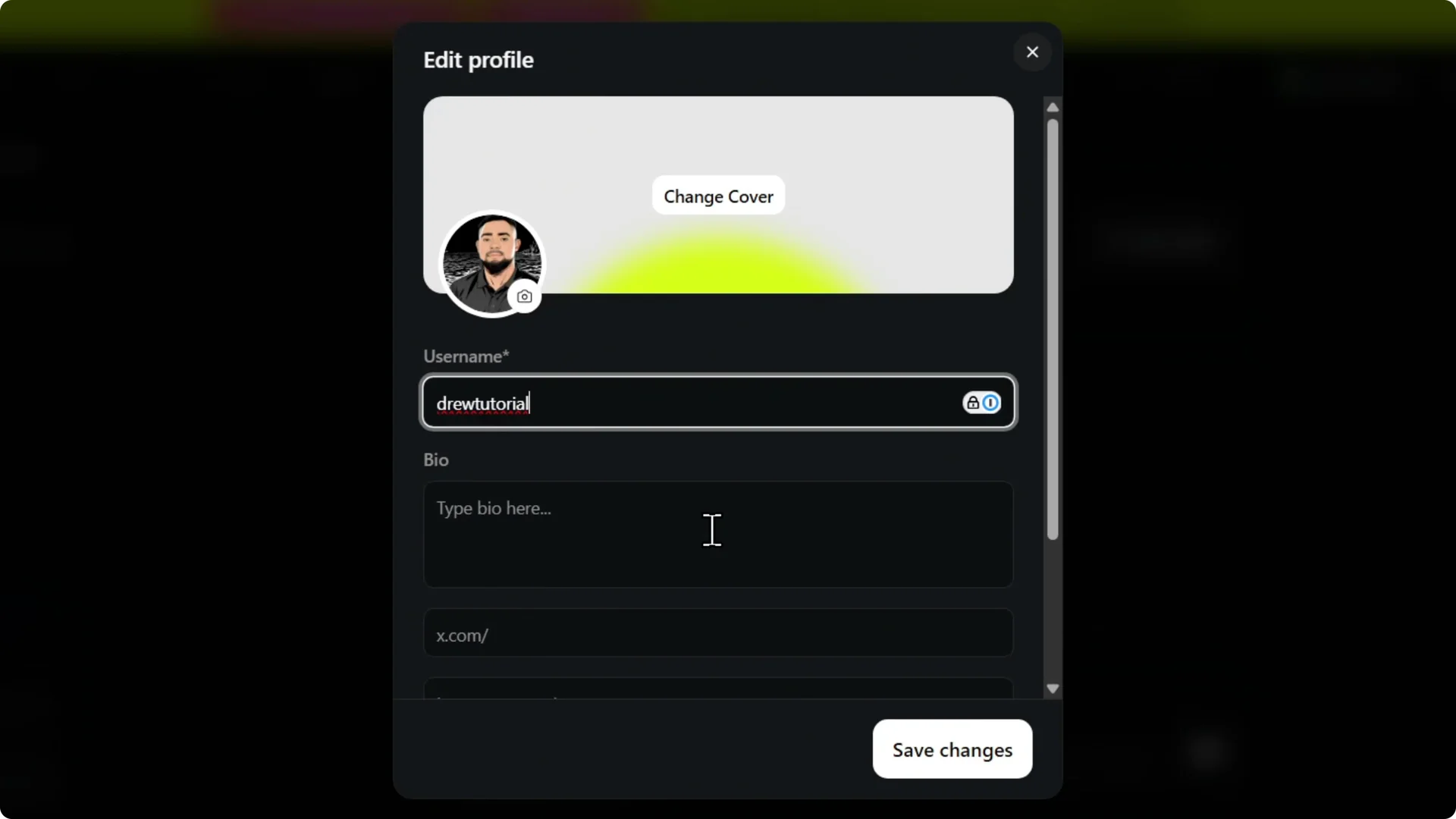 How to Quickly Change Your Higgsfield AI Username screenshot 6