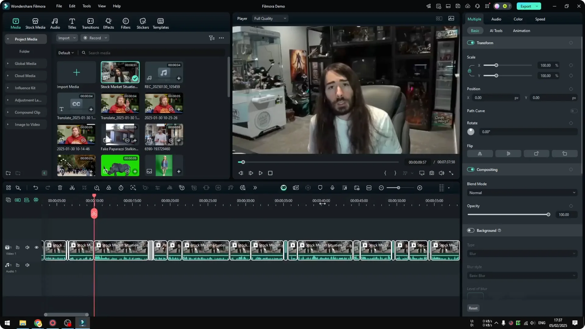 How to Remove Awkward Silent Using AI in Filmora screenshot 7