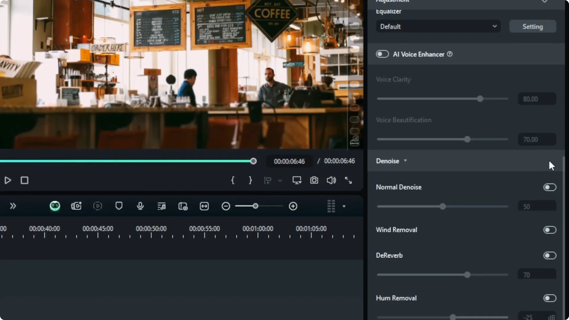 How to Remove Background Noise in Filmora Using AI screenshot 6