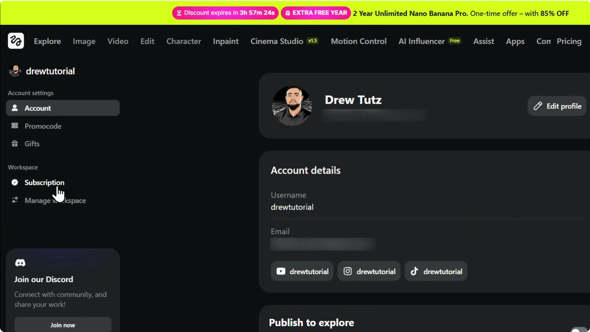 How to Remove Payment Methods on Higgsfield AI Quickly screenshot 1
