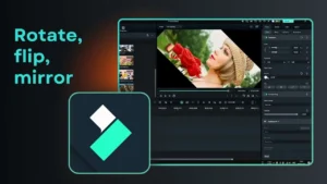 How to Rotate, Filp, or Mirror Video in Filmora - Featured Image
