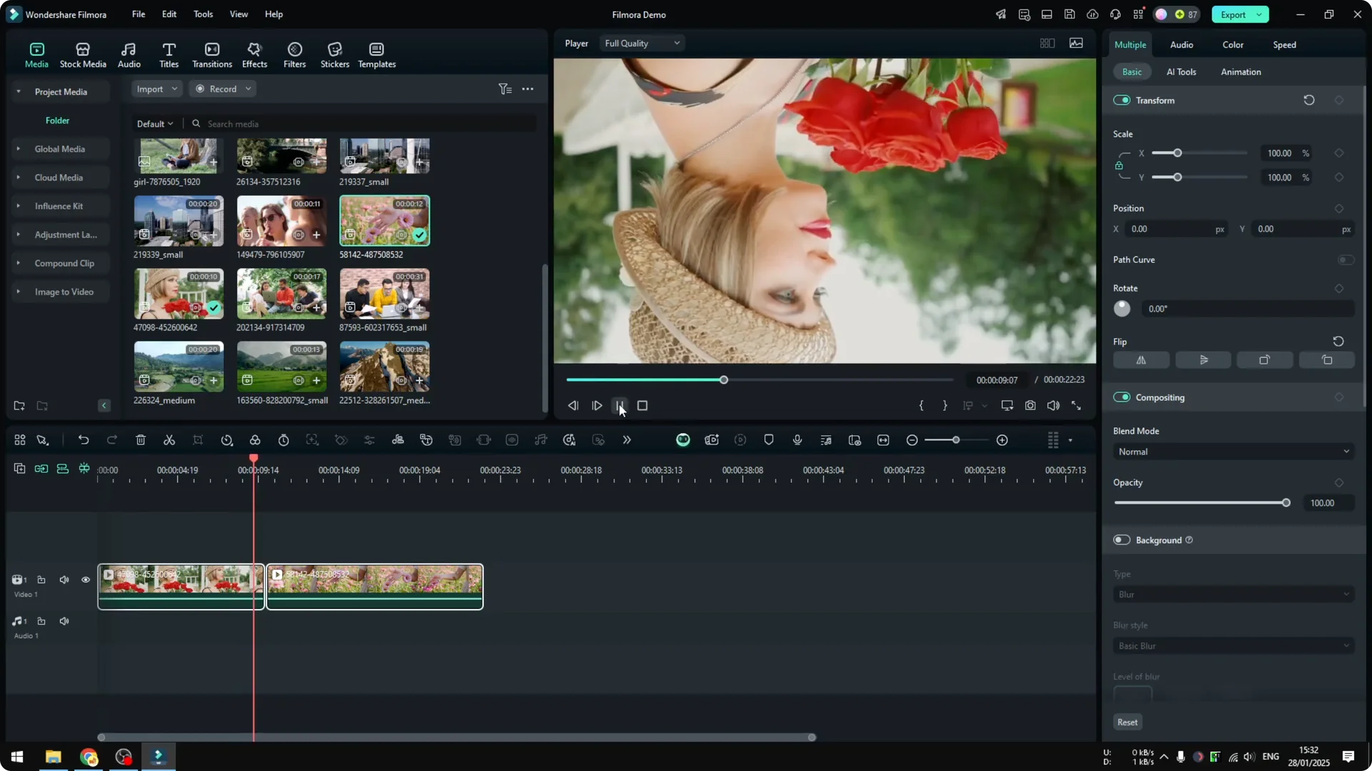 How to Rotate, Filp, or Mirror Video in Filmora screenshot 8