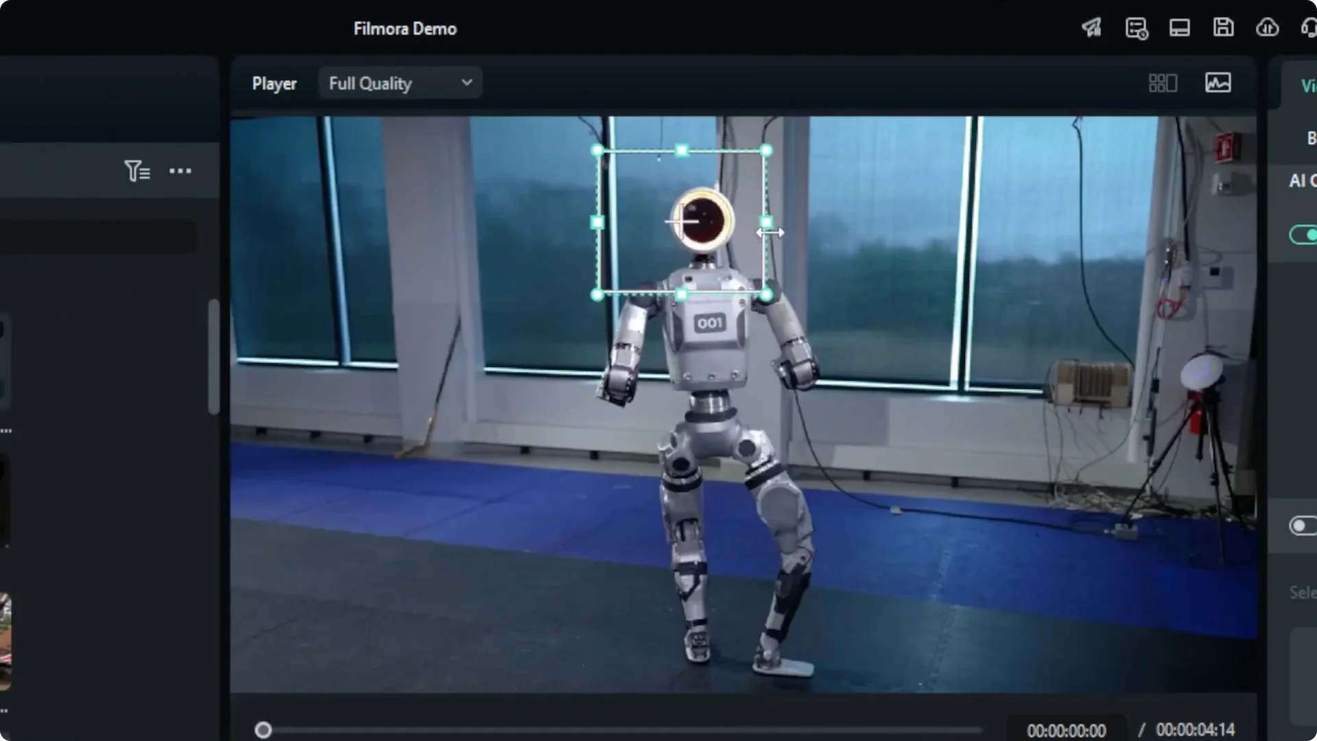 How to Track Moving Object in Filmora Using AI screenshot 3