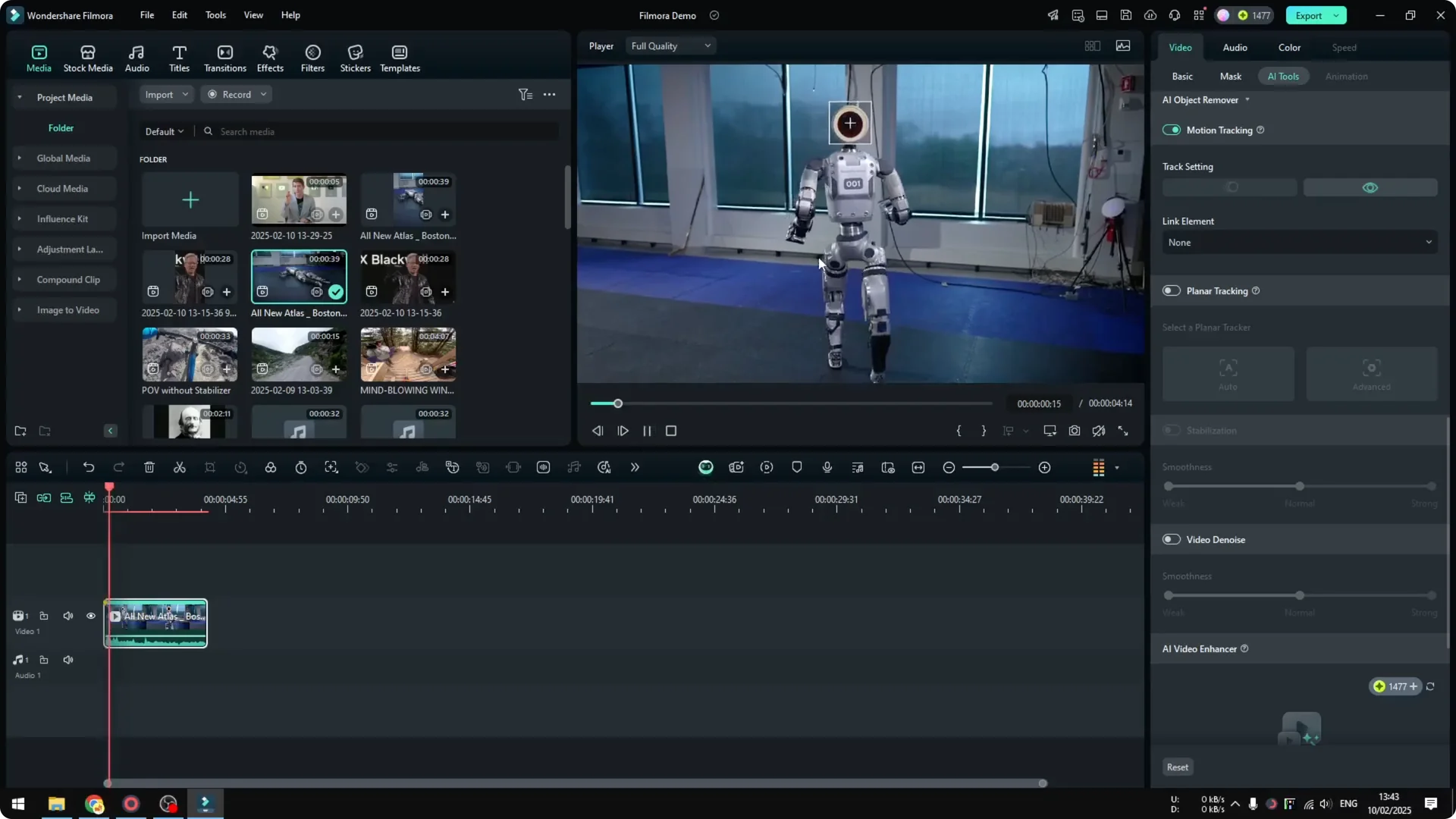 How to Track Moving Object in Filmora Using AI screenshot 6