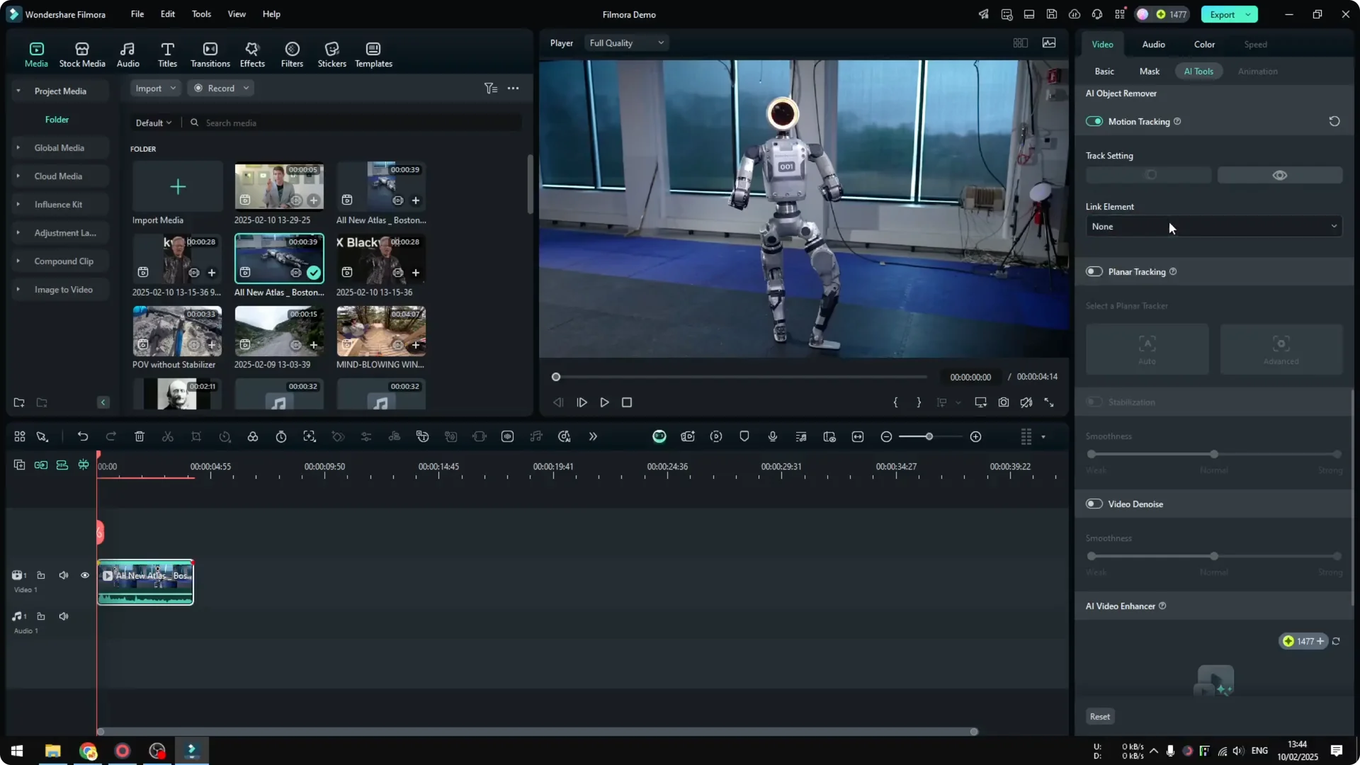 How to Track Moving Object in Filmora Using AI screenshot 7