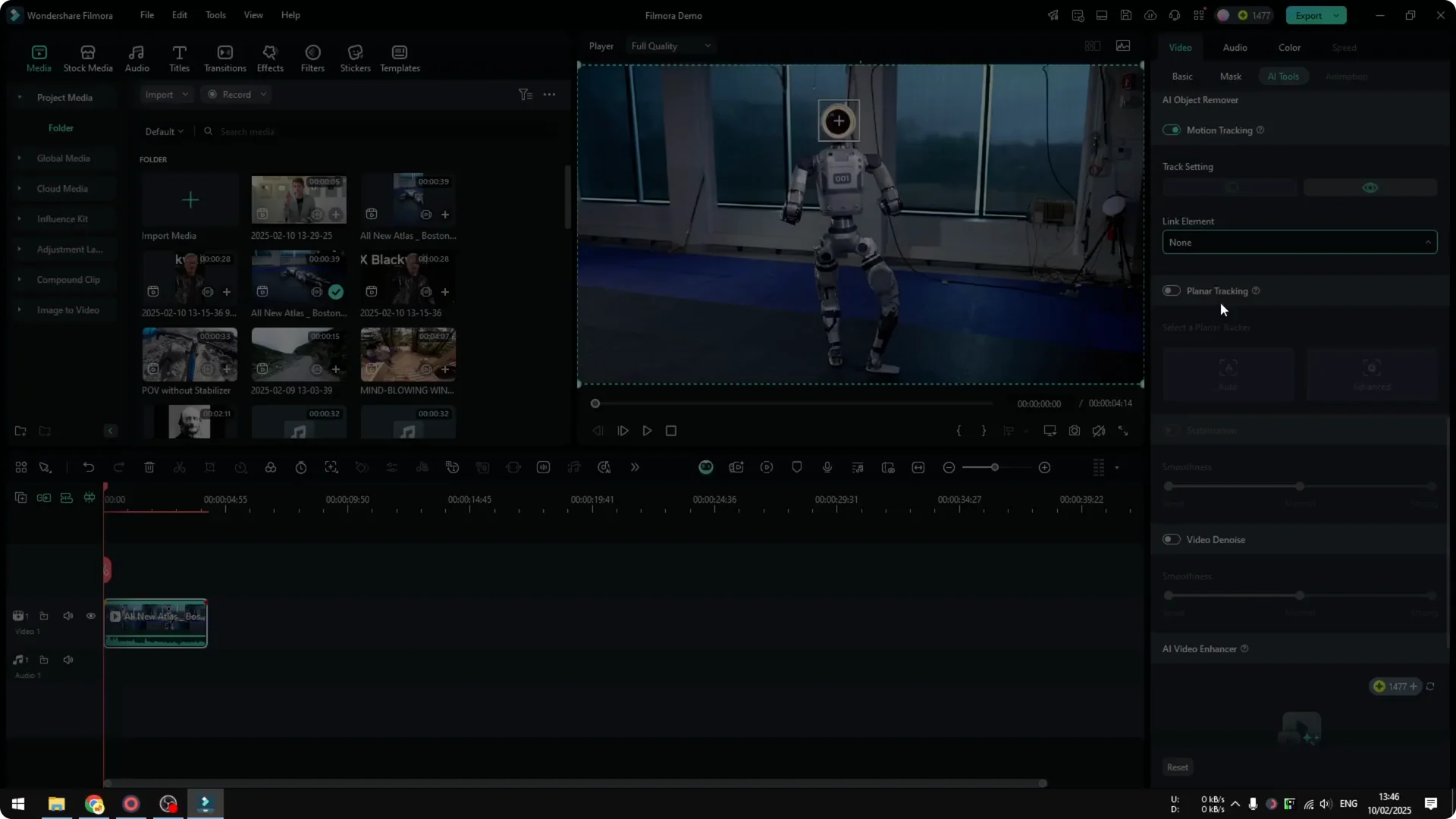 How to Track Moving Object in Filmora Using AI screenshot 8