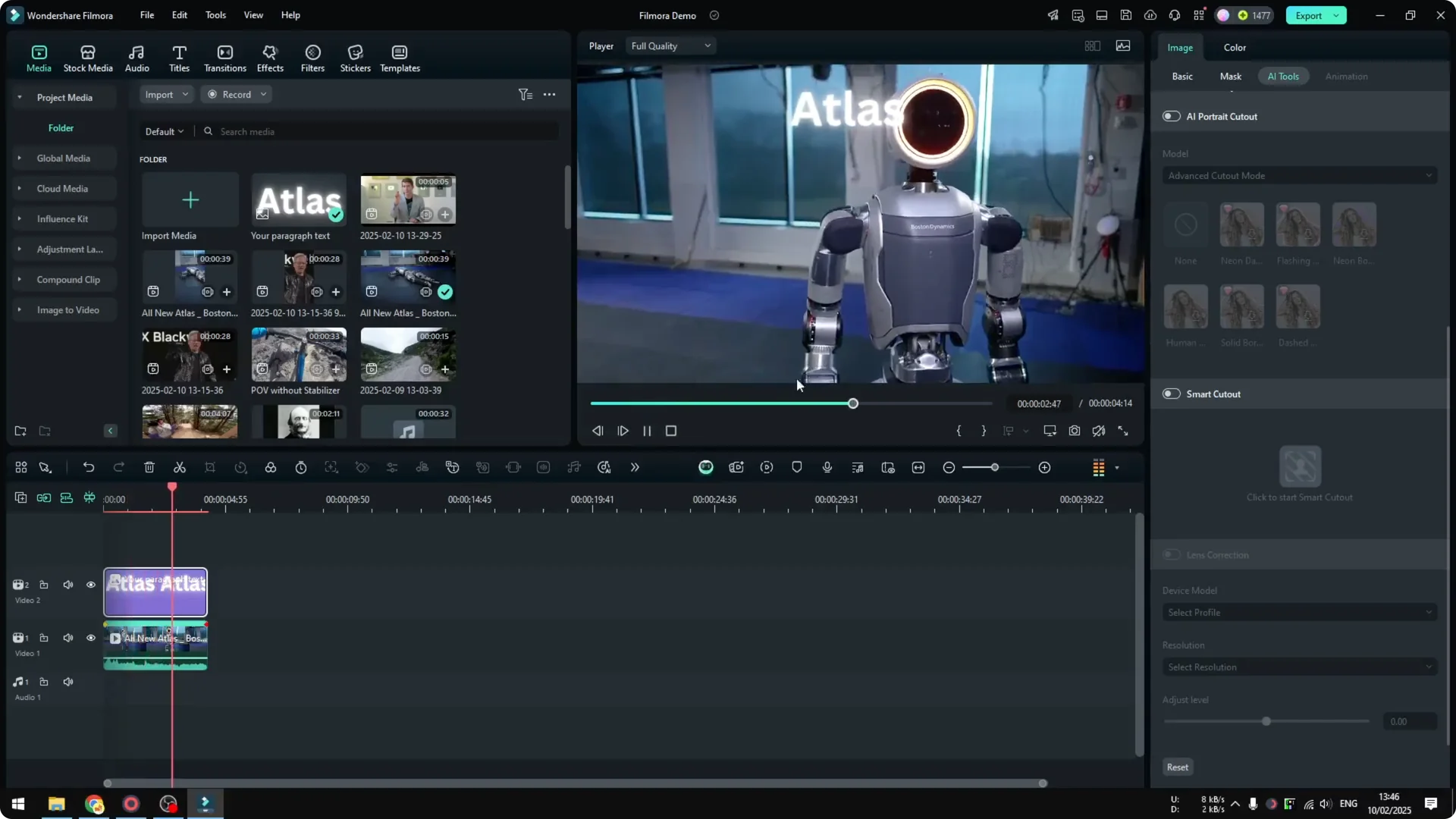How to Track Moving Object in Filmora Using AI screenshot 9