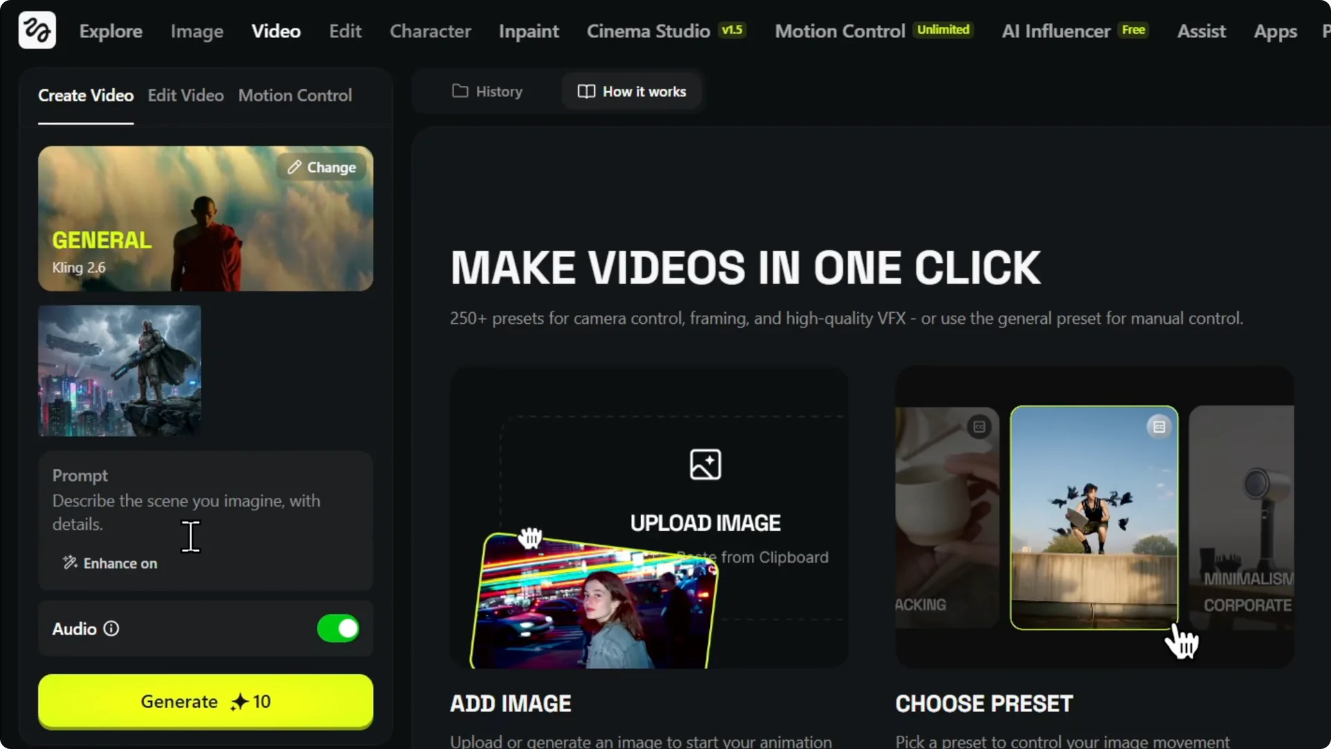 How to Transform AI Images into Smooth Videos with Higgsfield AI screenshot 2