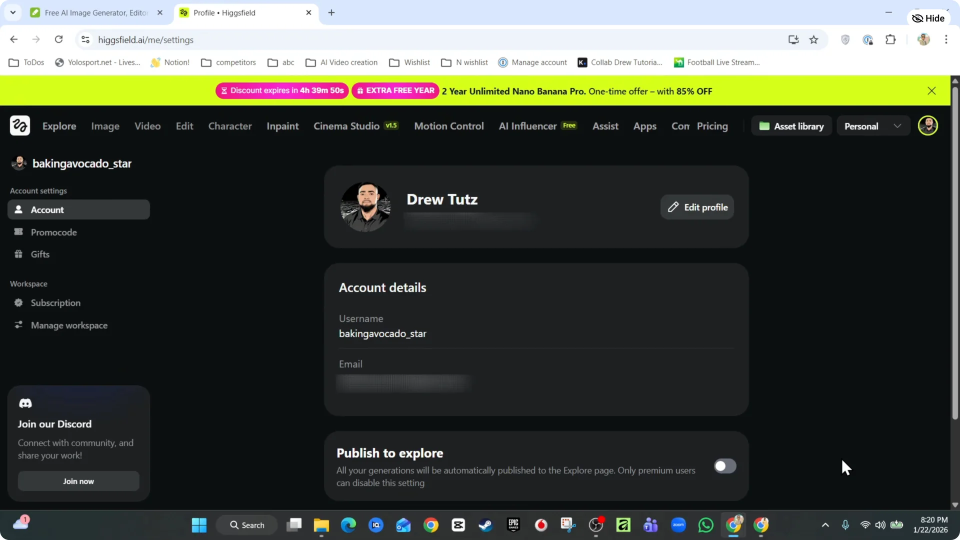 How to Update Your Higgsfield AI Profile Picture Quickly screenshot 8
