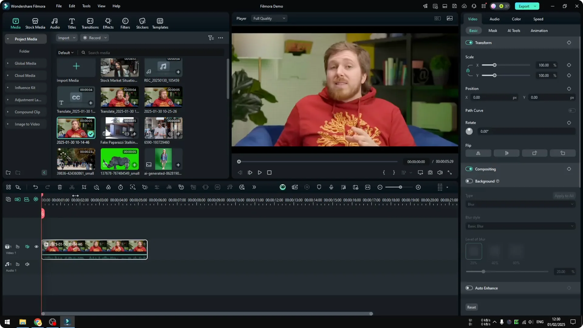 How to Use AI Masking in Filmora screenshot 1