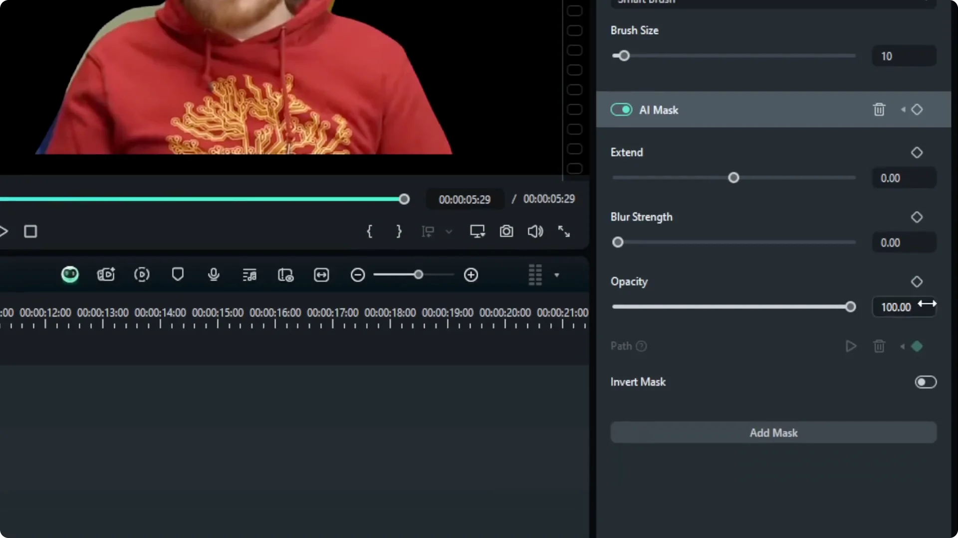 How to Use AI Masking in Filmora screenshot 10