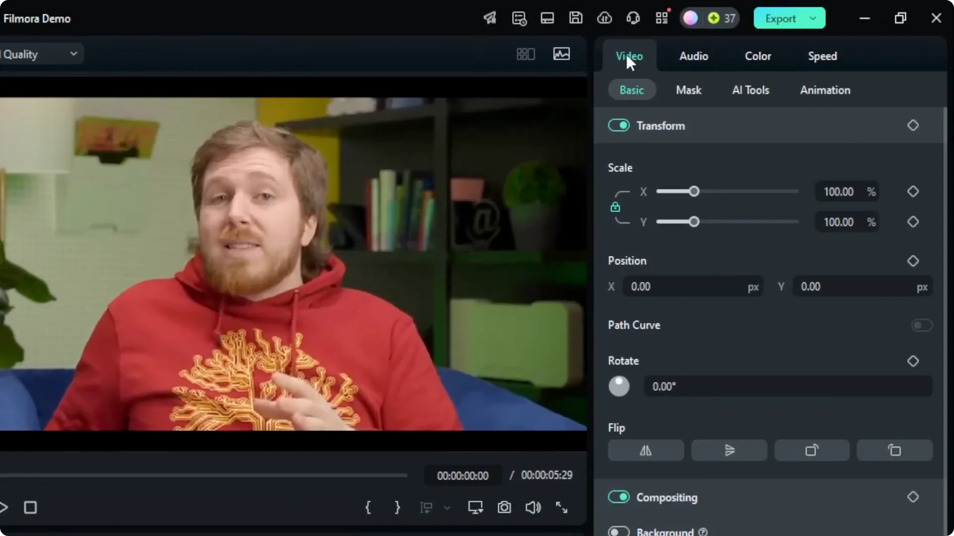 How to Use AI Masking in Filmora screenshot 3