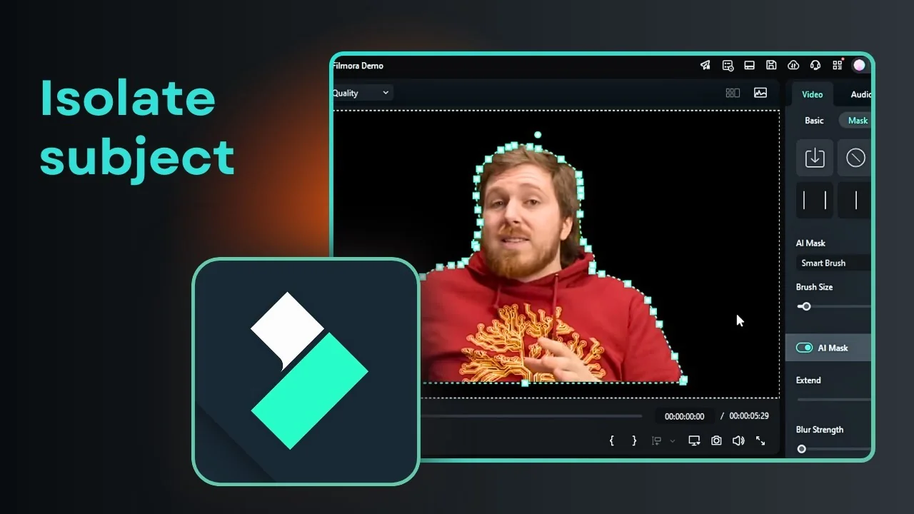 How to Use AI Masking in Filmora - Featured Image