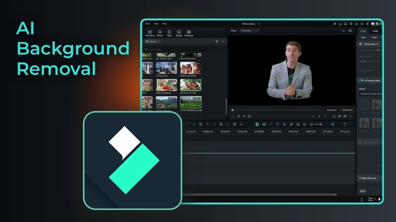 How to Use AI Portrait Cutout to Remove Background in Filmora - Featured Image