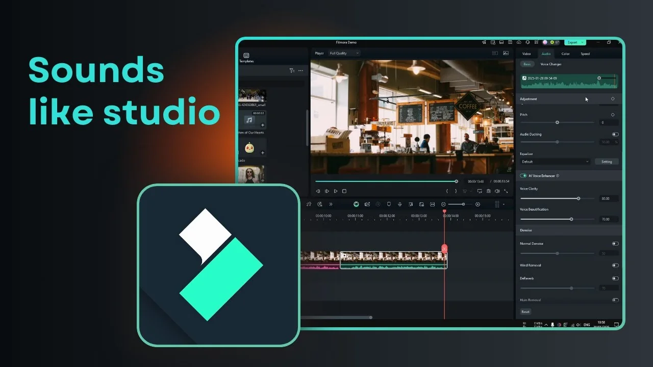 How to Use AI Voice Enhancer in Filmora - Featured Image