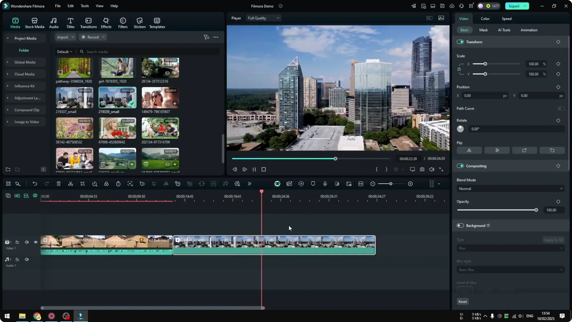How to Use Speed Ramping in Filmora to Make Video More Cinematic screenshot 1