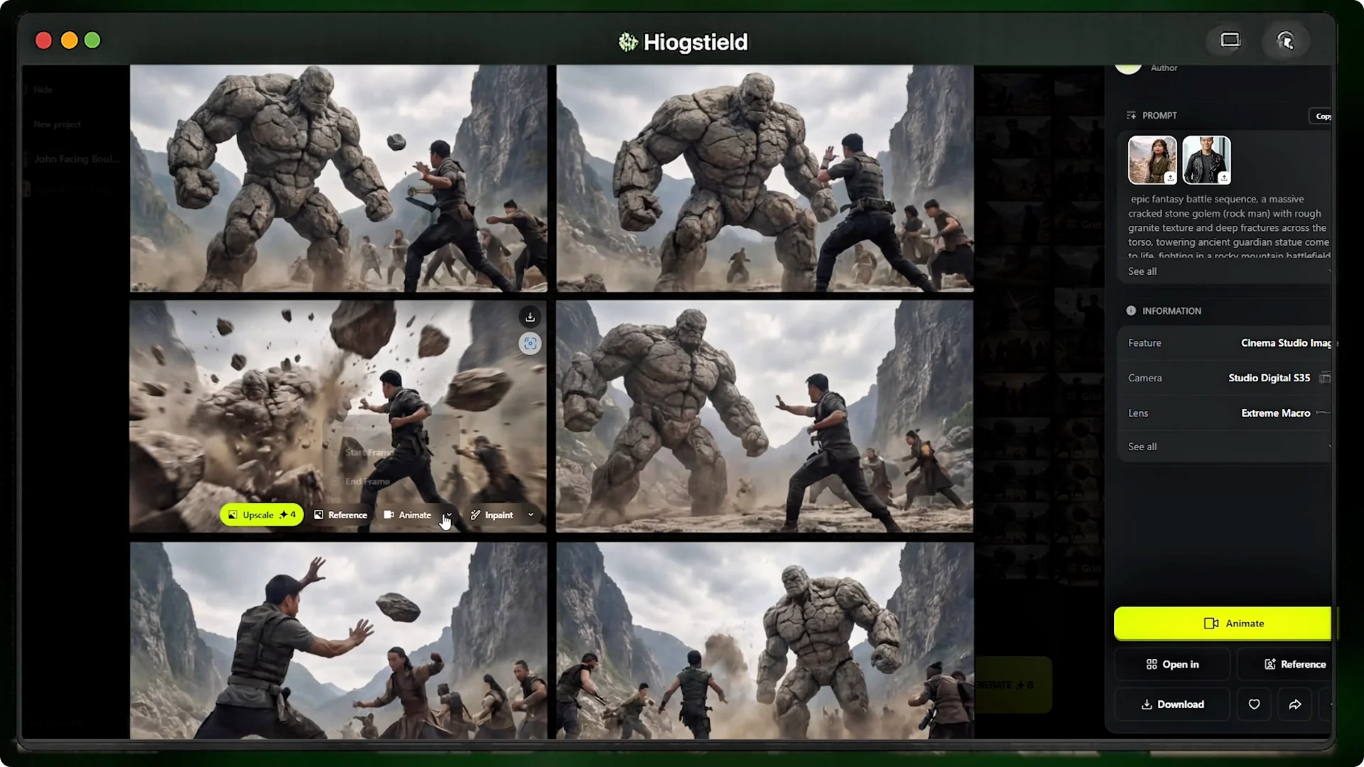 Master Cinematic AI Sequences with Higgsfield Cinema Studio 2.0 screenshot 4