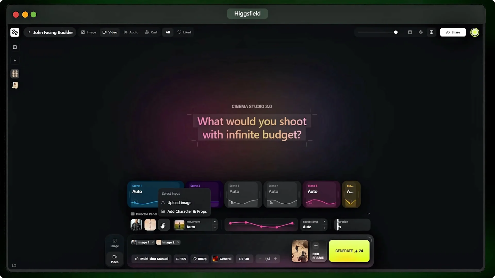 Master Cinematic AI Sequences with Higgsfield Cinema Studio 2.0 screenshot 7