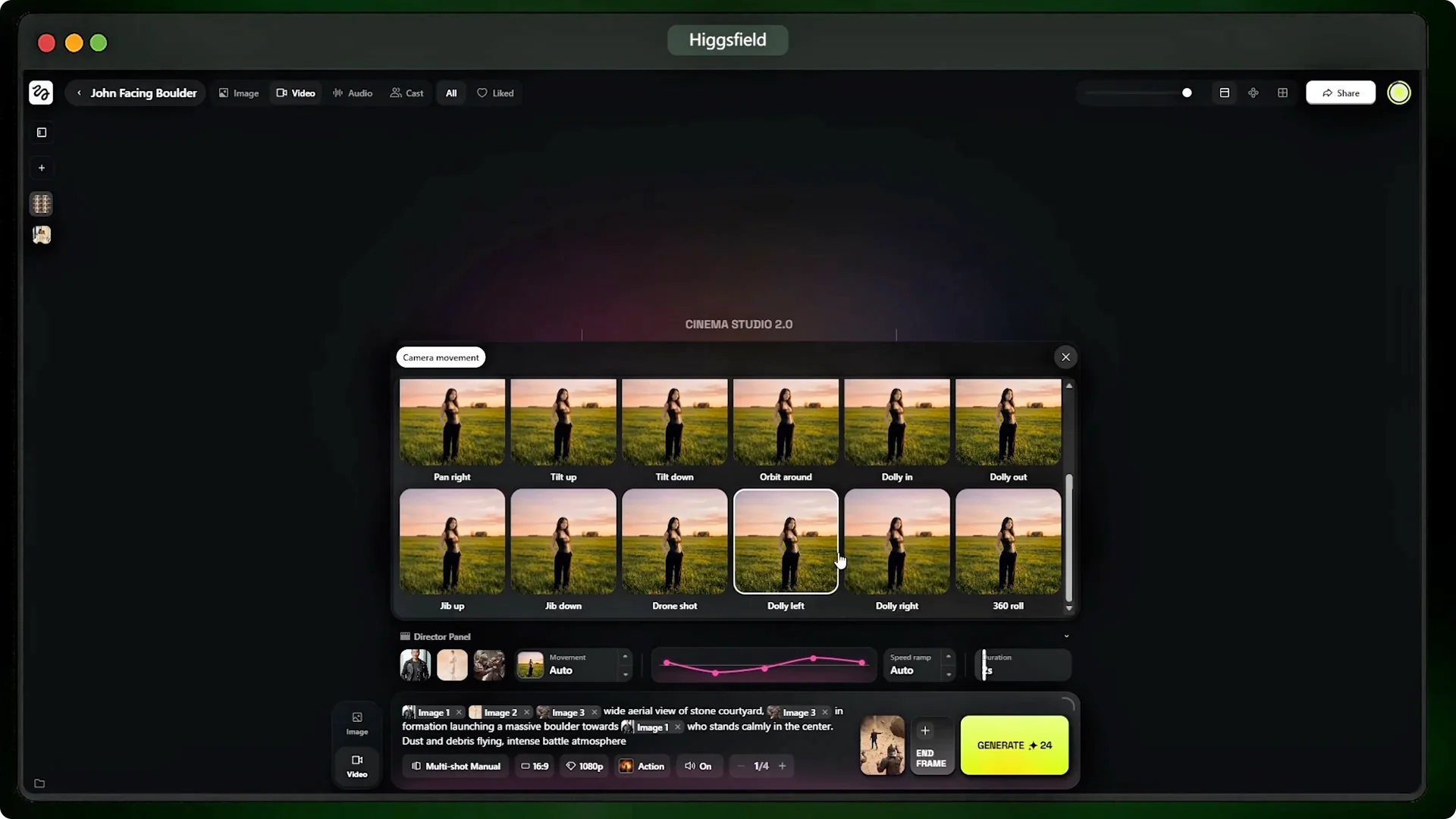 Master Cinematic AI Sequences with Higgsfield Cinema Studio 2.0 screenshot 8