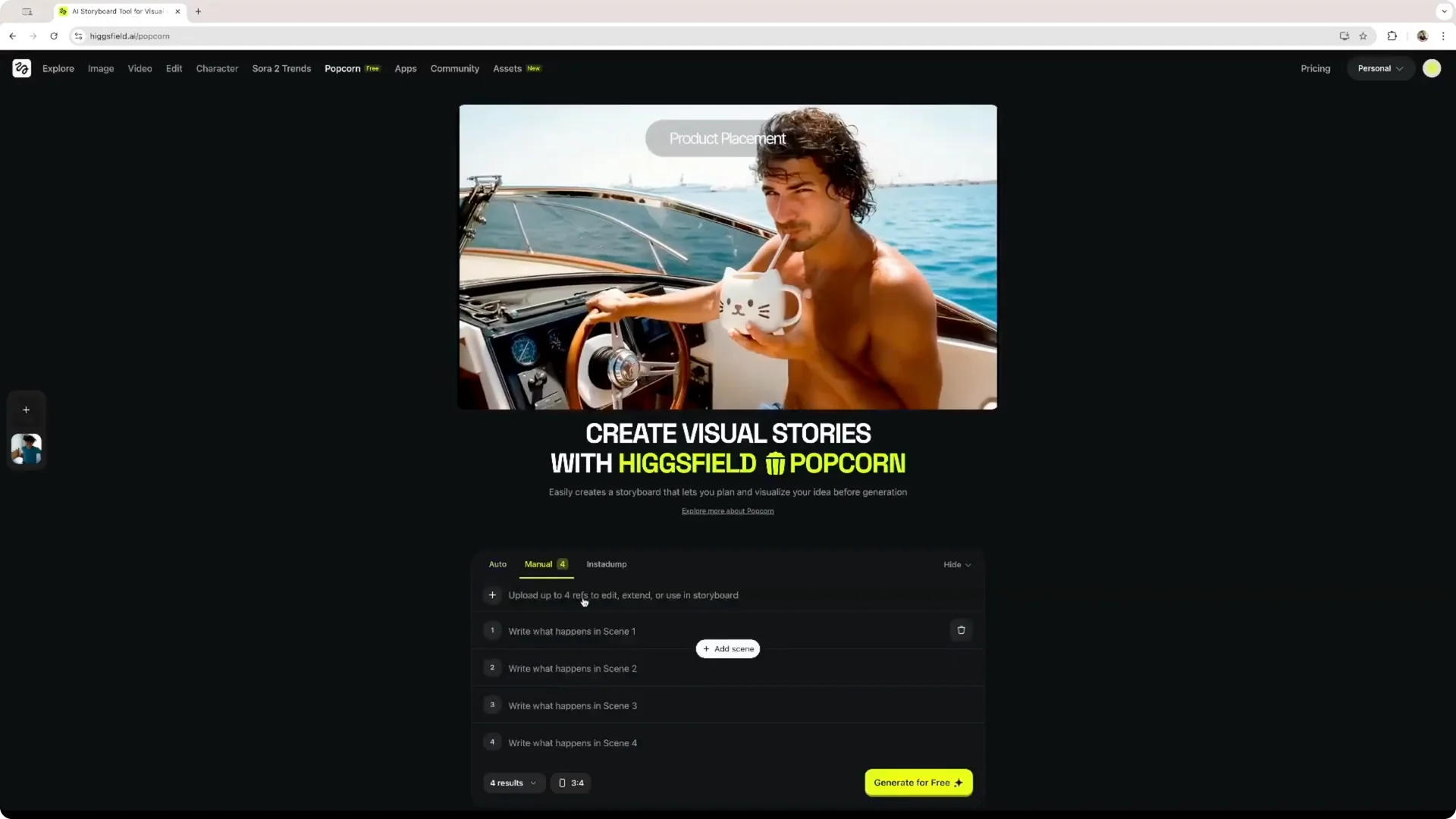Master Consistent Characters & Storyboards with Higgsfield AI screenshot 1