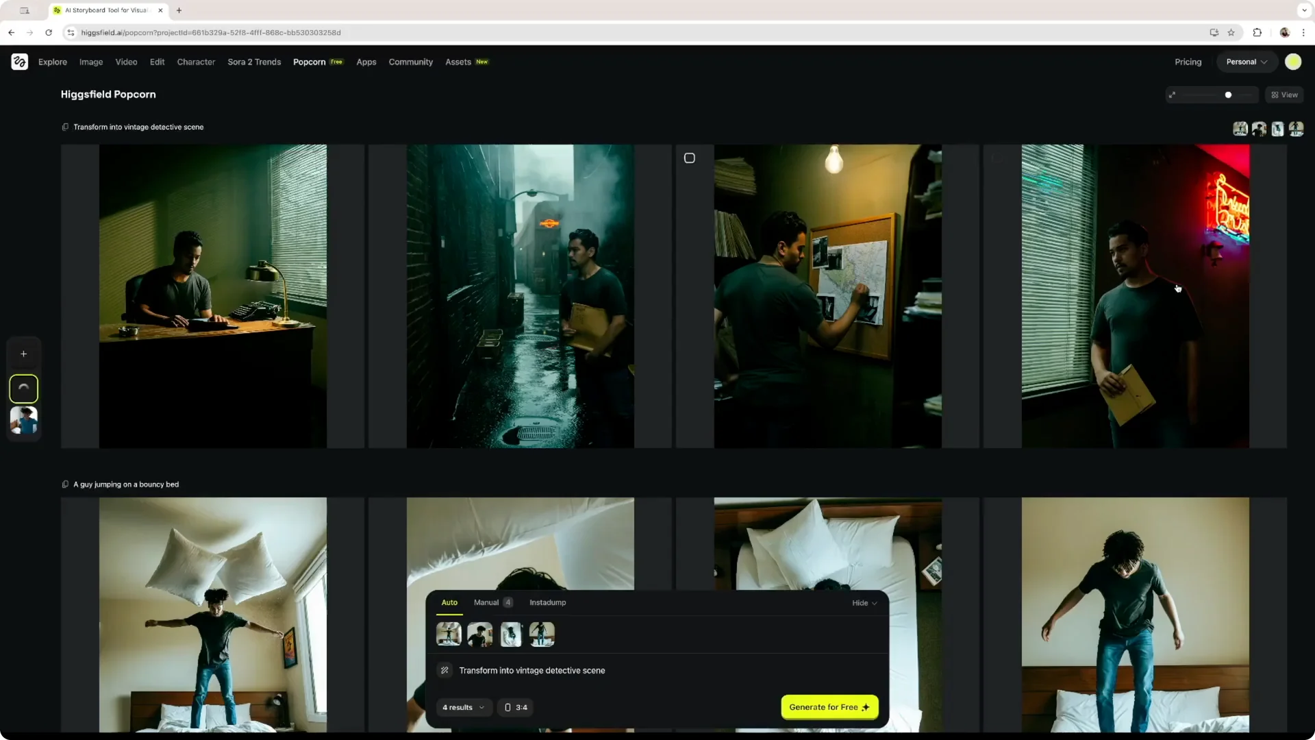 Master Consistent Characters & Storyboards with Higgsfield AI screenshot 4