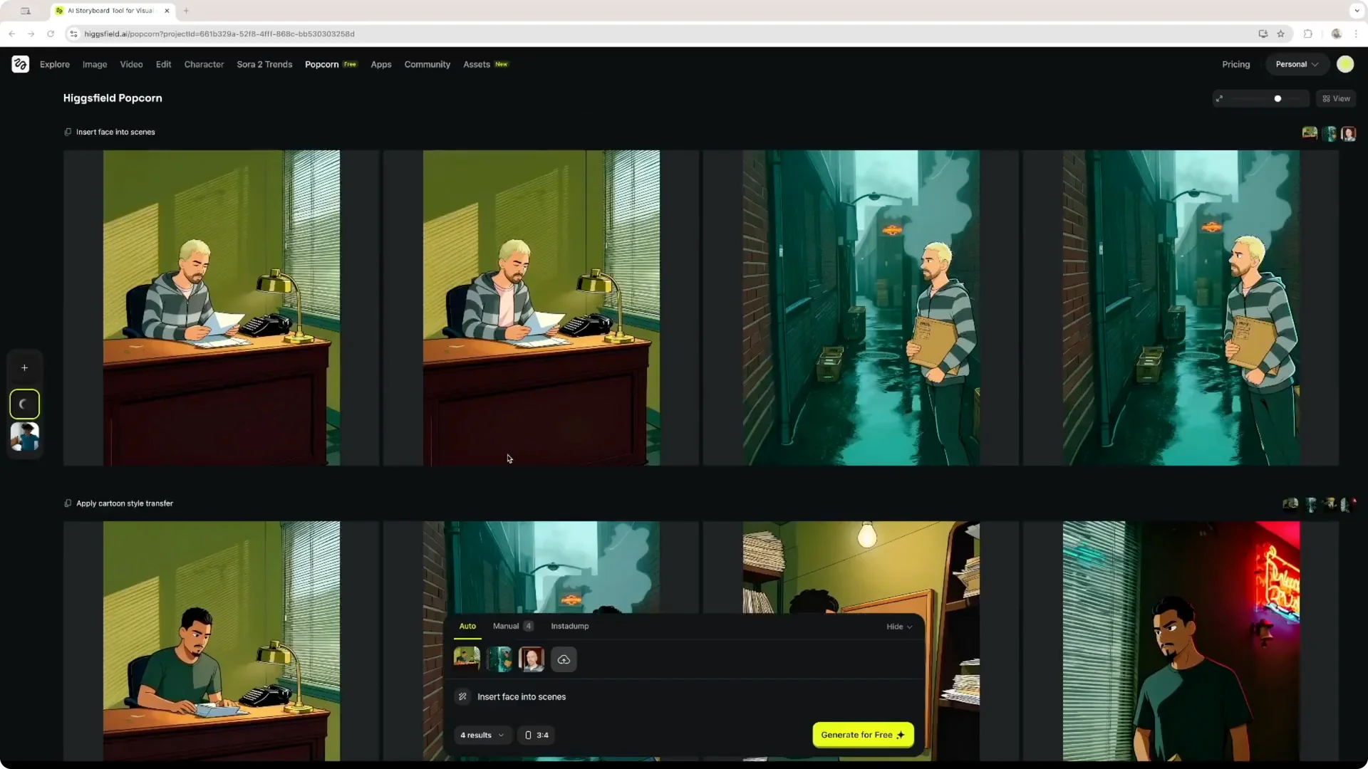 Master Consistent Characters & Storyboards with Higgsfield AI screenshot 6
