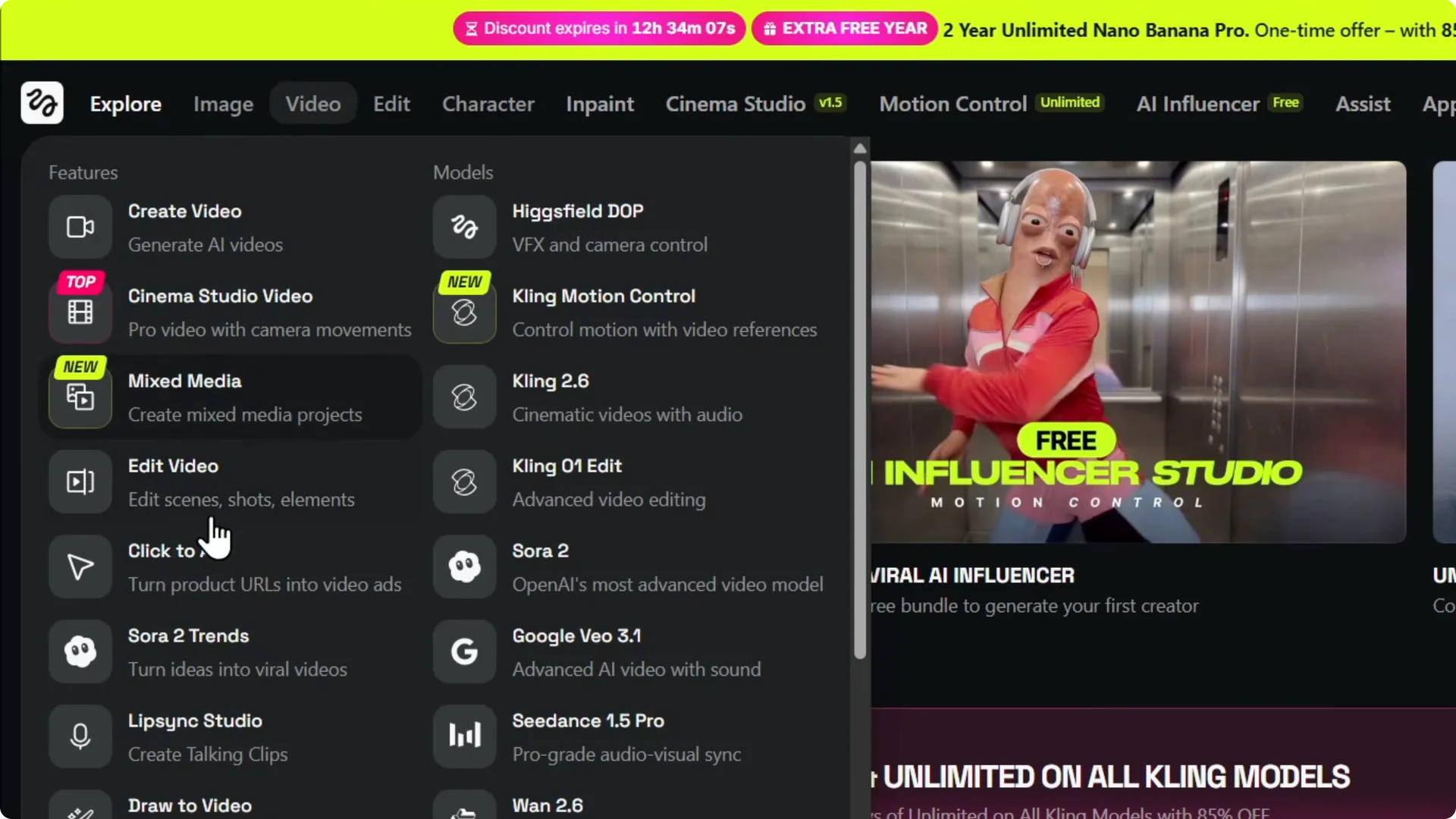 Master Higgsfield AI Video Editor with This Simple Guide screenshot 1
