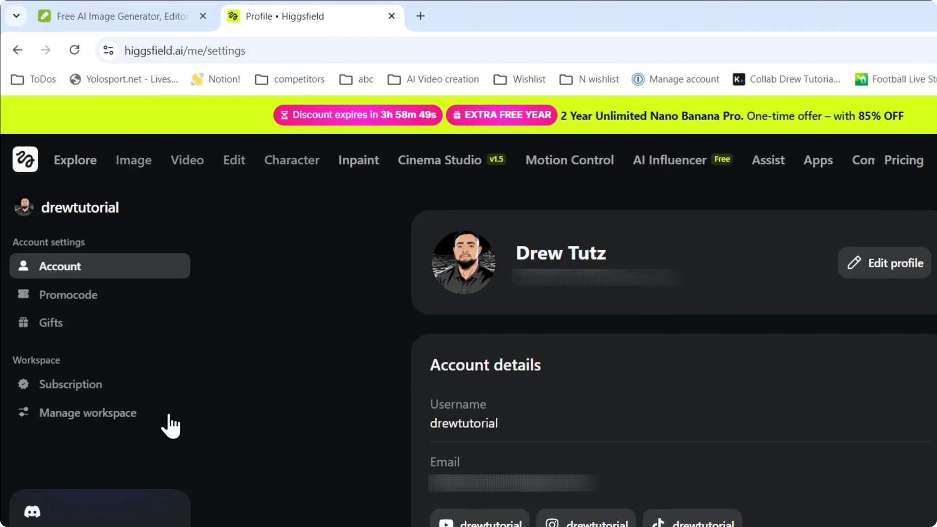 Step-by-Step Guide to Downloading Higgsfield AI Invoices screenshot 2