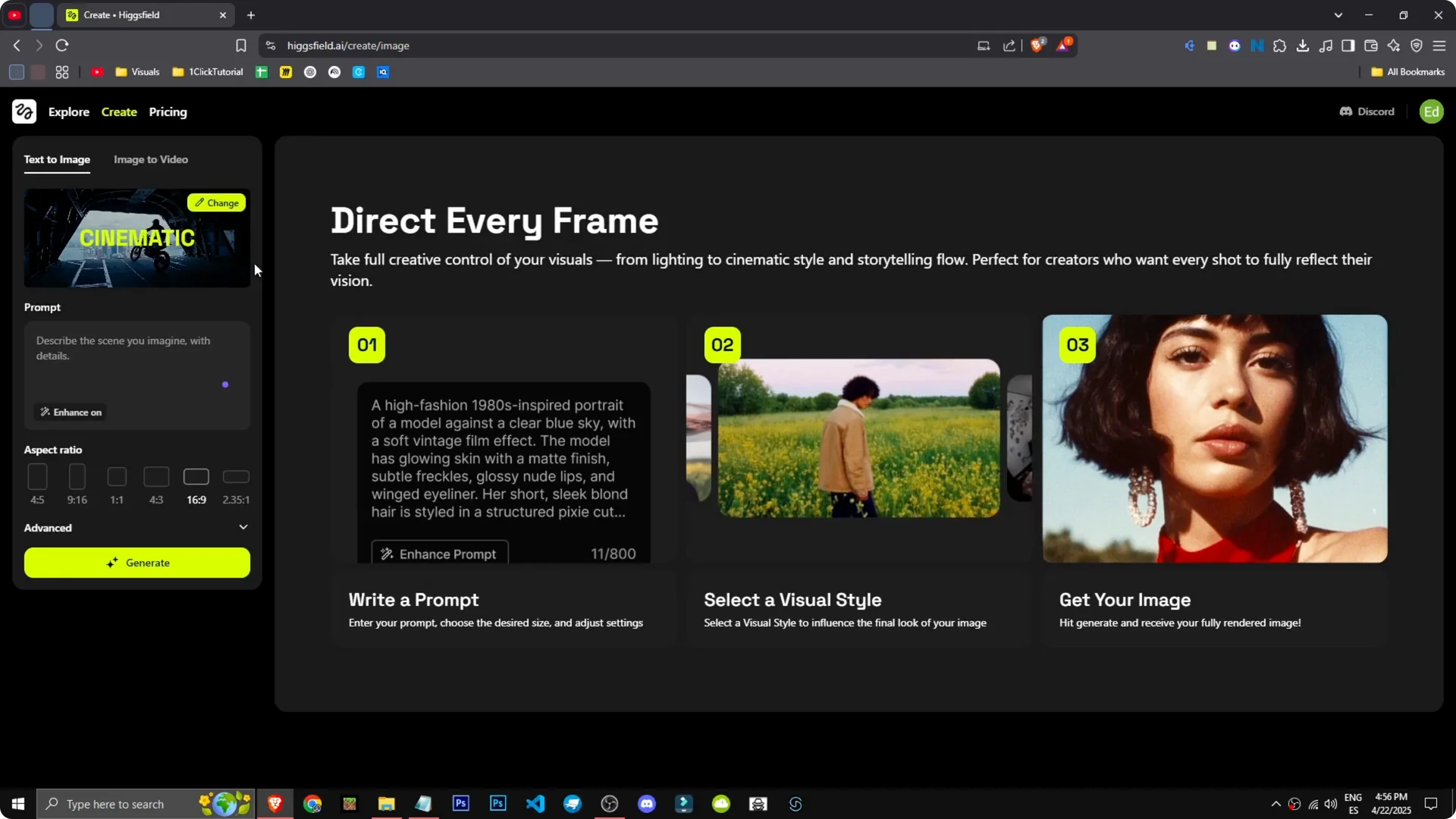 Unlock AI Magic: Turn Text into Images with Higgsfield screenshot 5