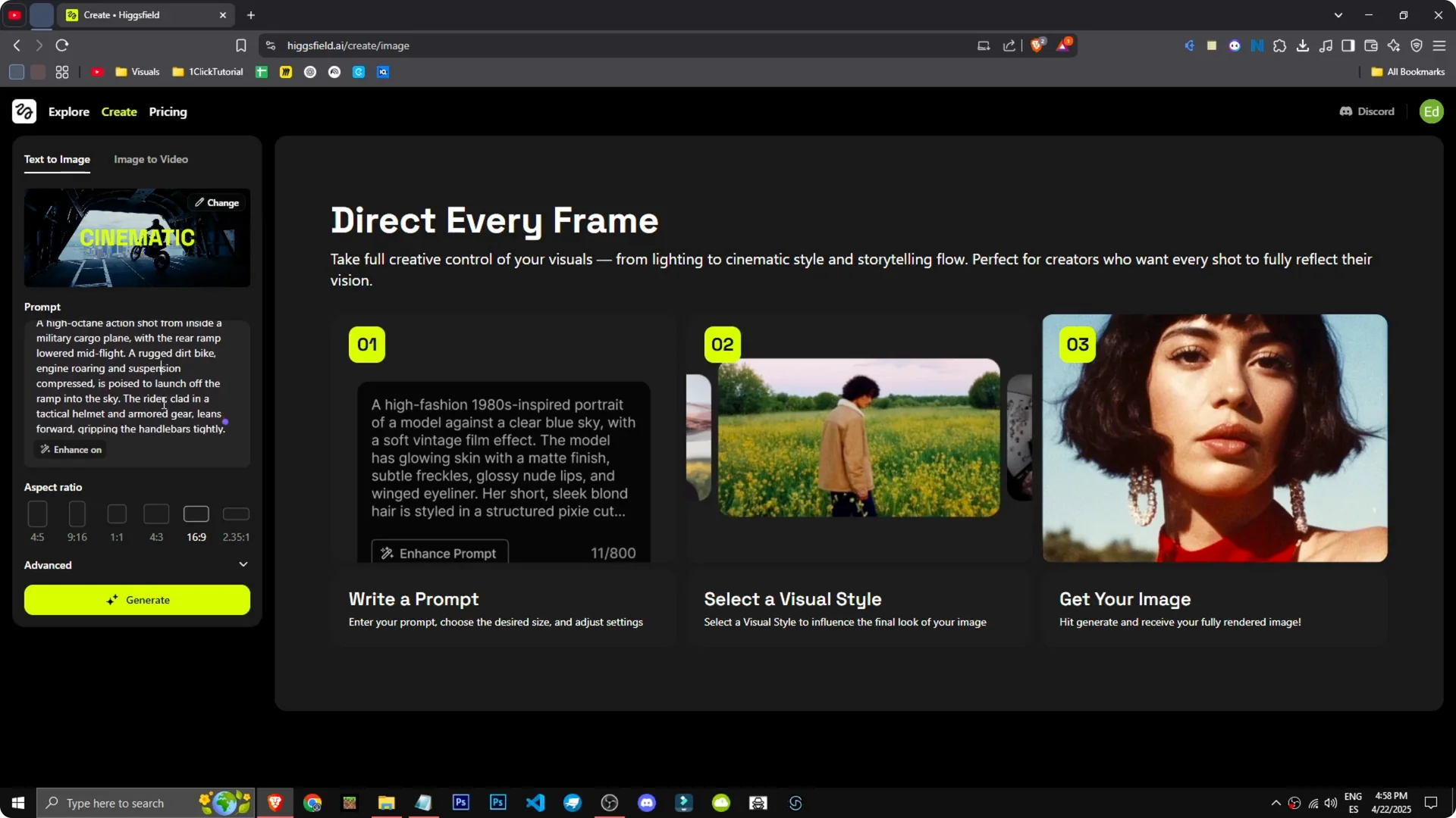 Unlock AI Magic: Turn Text into Images with Higgsfield screenshot 7