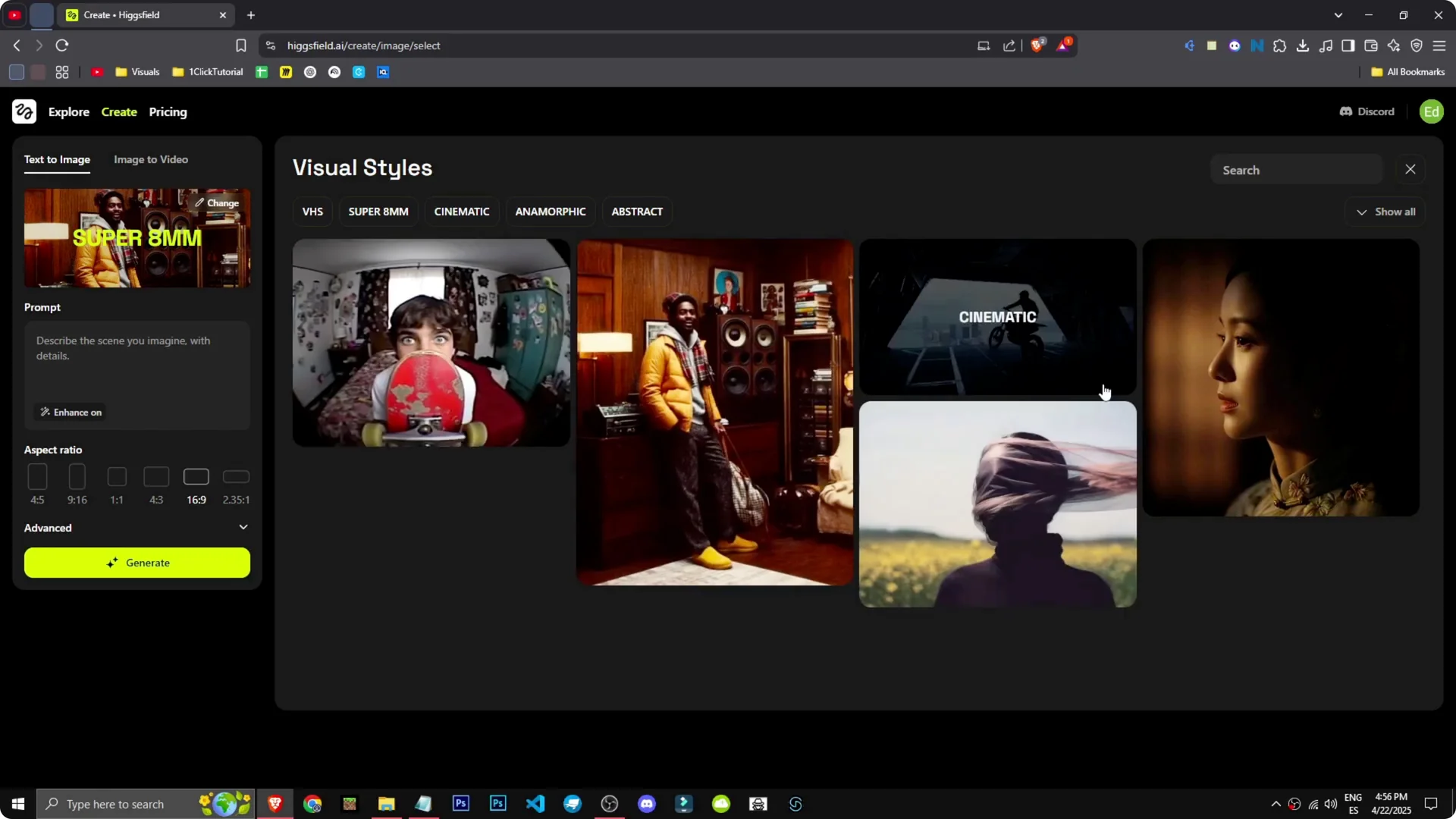 Unlock Creative Potential: Generating Images with Higgsfield AI screenshot 1