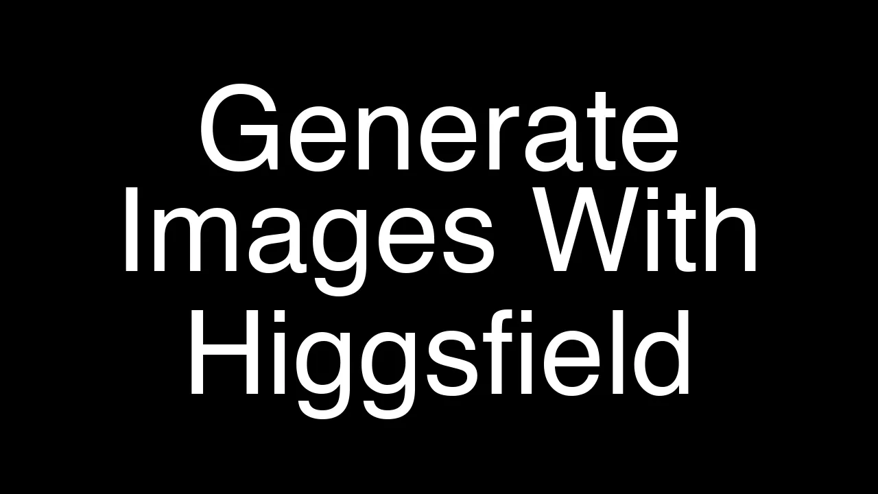 Unlock Creative Potential: Generating Images with Higgsfield AI - Featured Image
