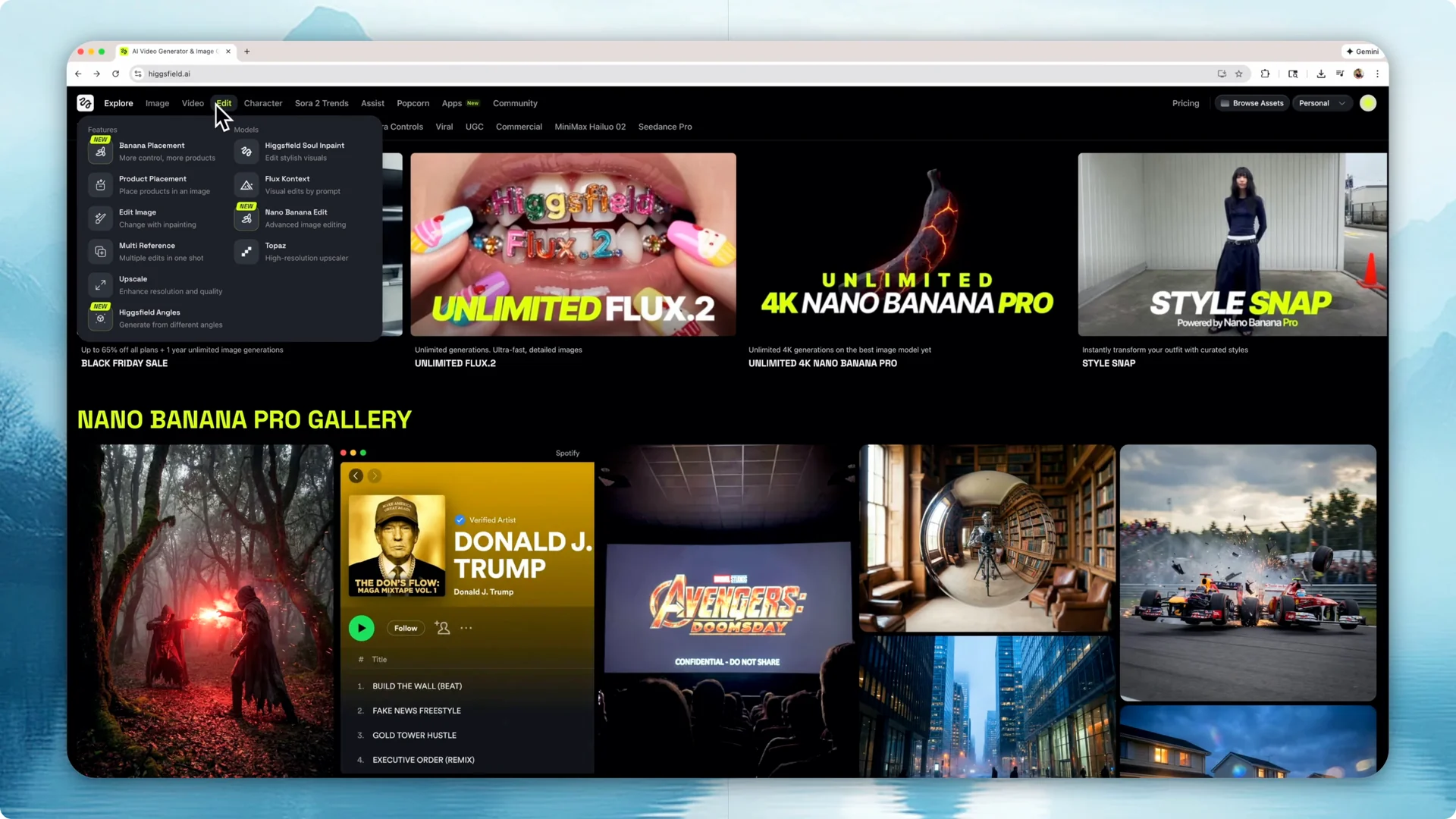 Unlock Higgsfield AI Art & Video: Top 10 Nanobanana Features screenshot 1