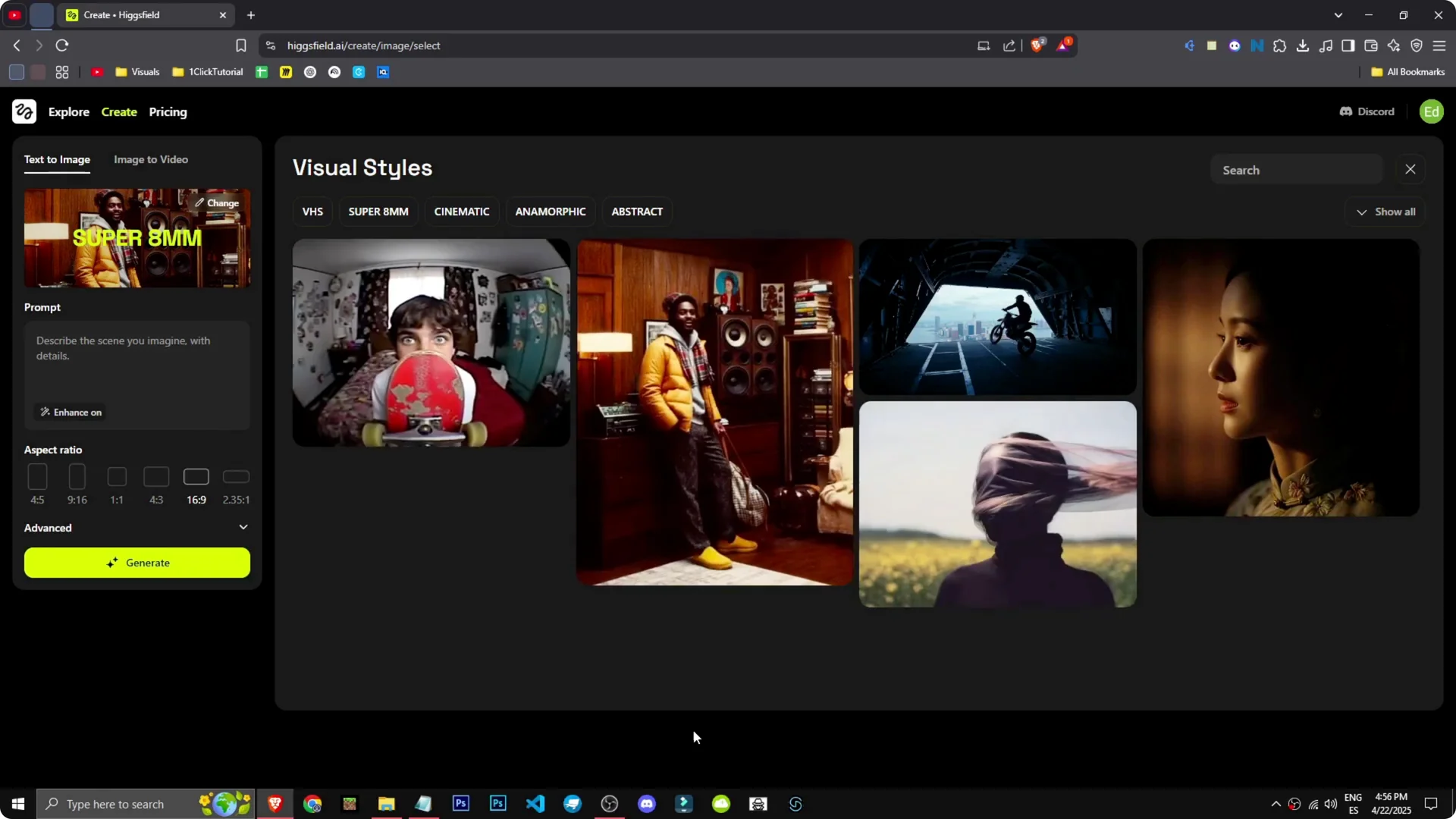 Unlocking Higgsfield AI: A Guide to Images and Videos screenshot 3