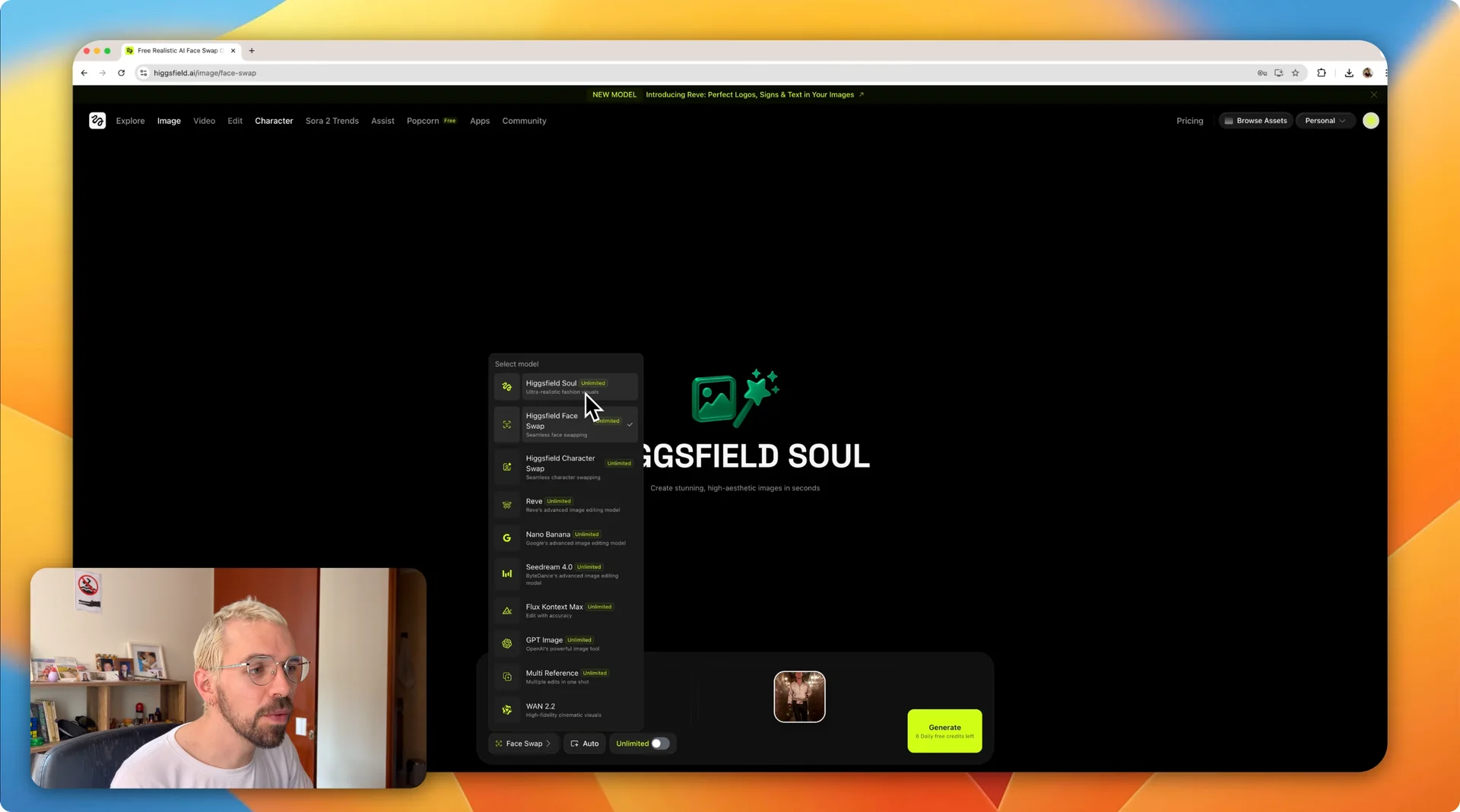 Higgsfield AI: Simplifying Face Swap and Character Animation screenshot 3