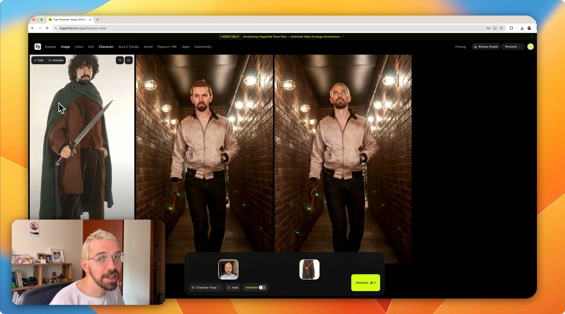 Higgsfield AI: Simplifying Face Swap and Character Animation screenshot 9
