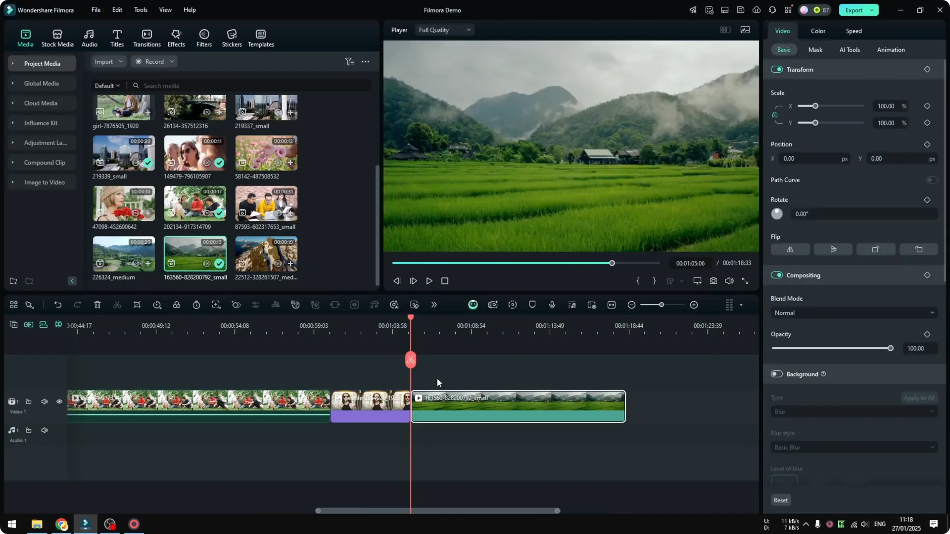 How to Add Animations to Text in Filmora screenshot 1