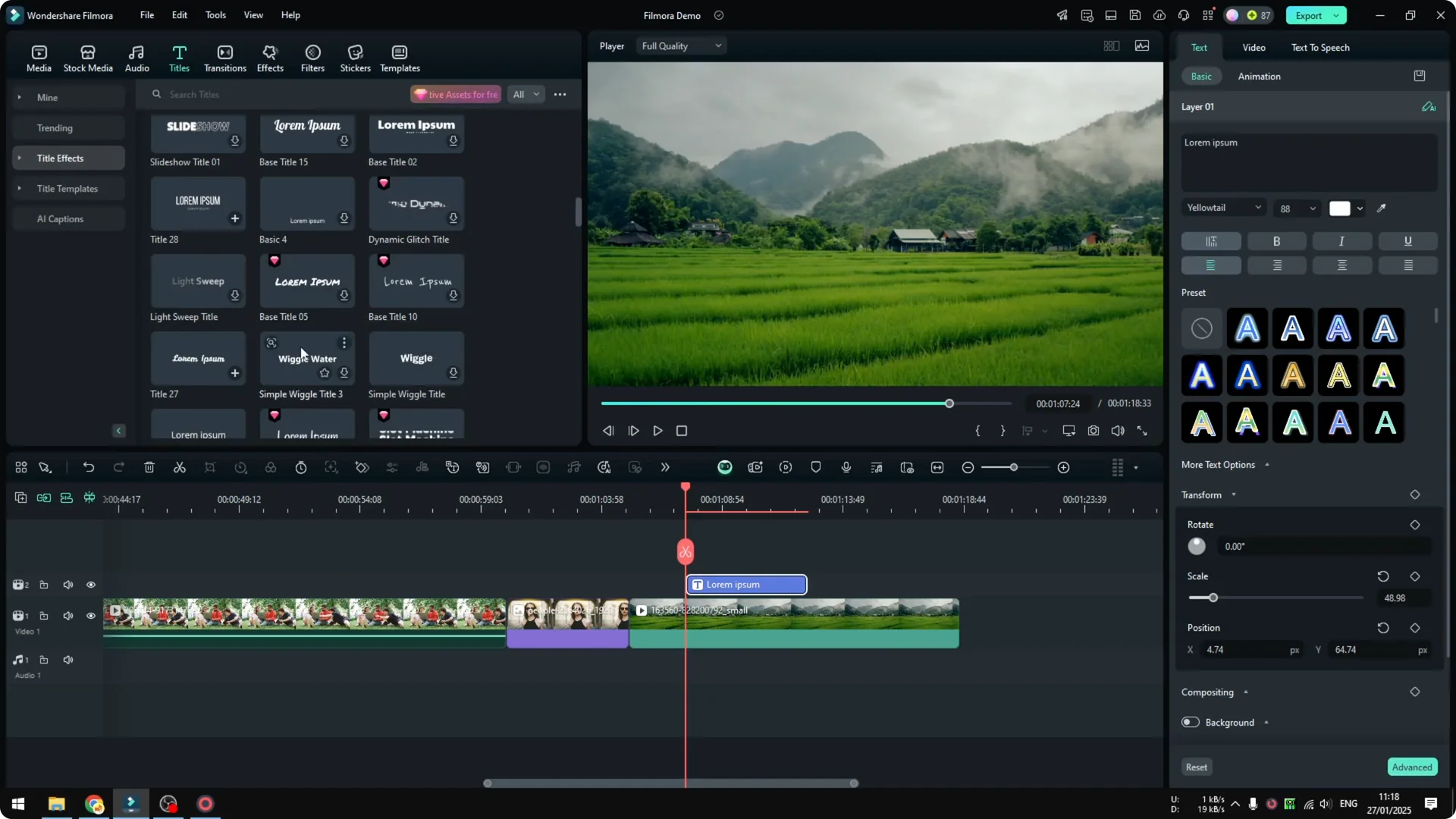 How to Add Animations to Text in Filmora screenshot 3