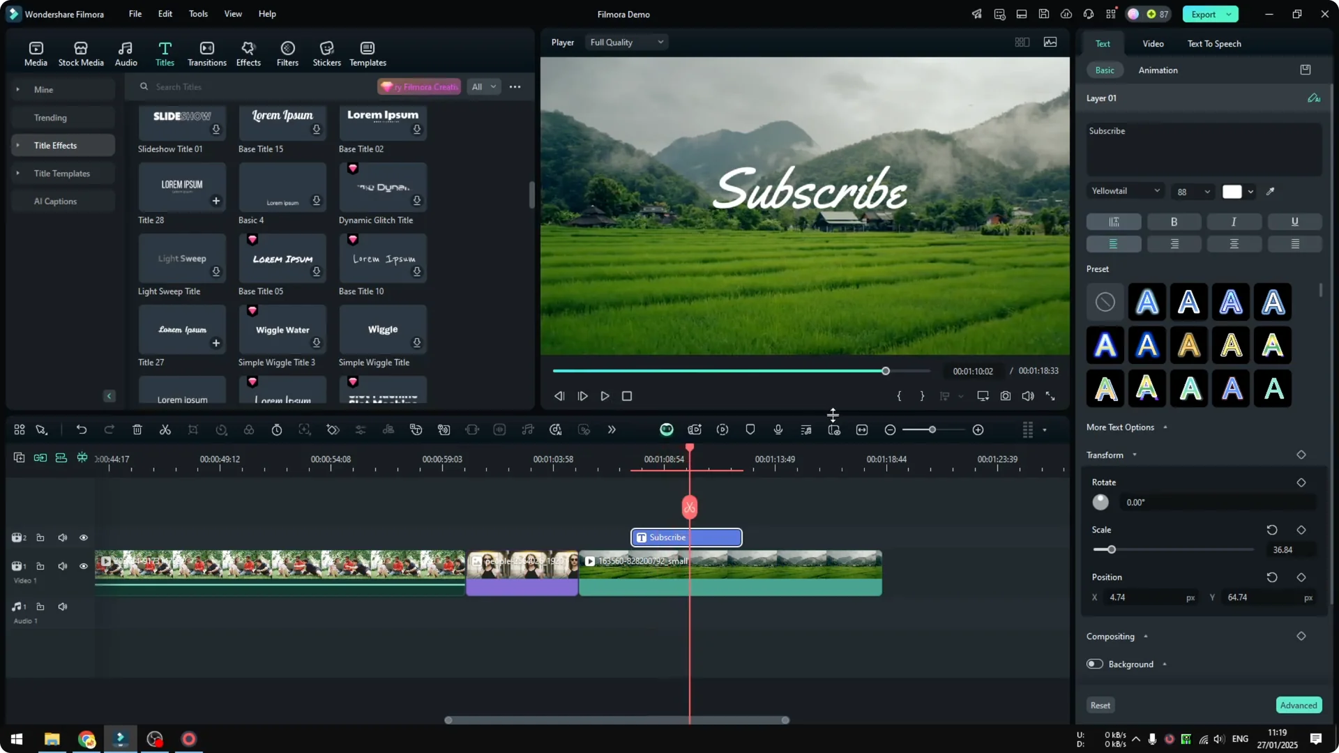 How to Add Animations to Text in Filmora screenshot 4