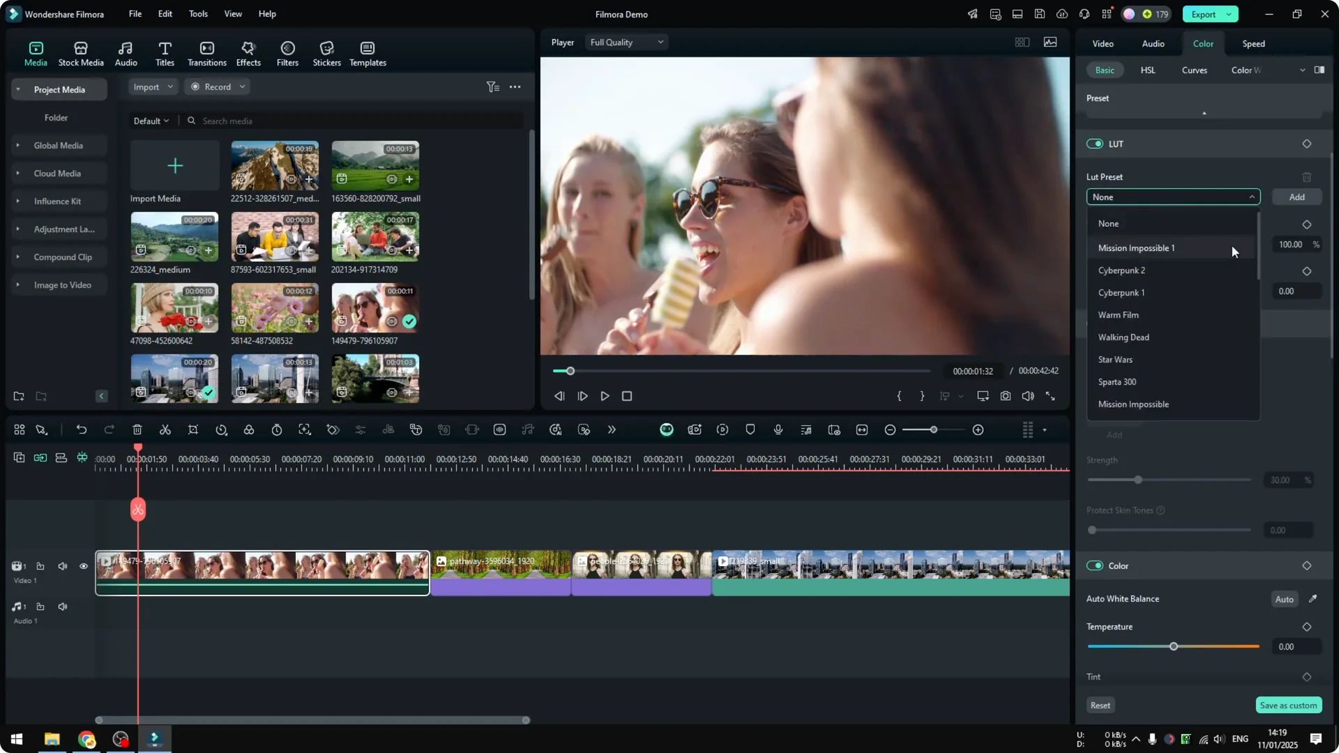 How to Add LUT to Filmora Video to Make it Feel Different screenshot 4