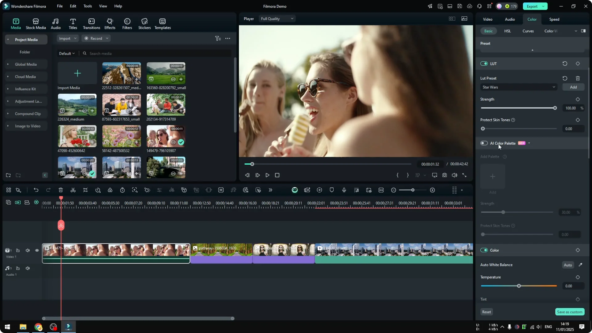 How to Add LUT to Filmora Video to Make it Feel Different screenshot 5