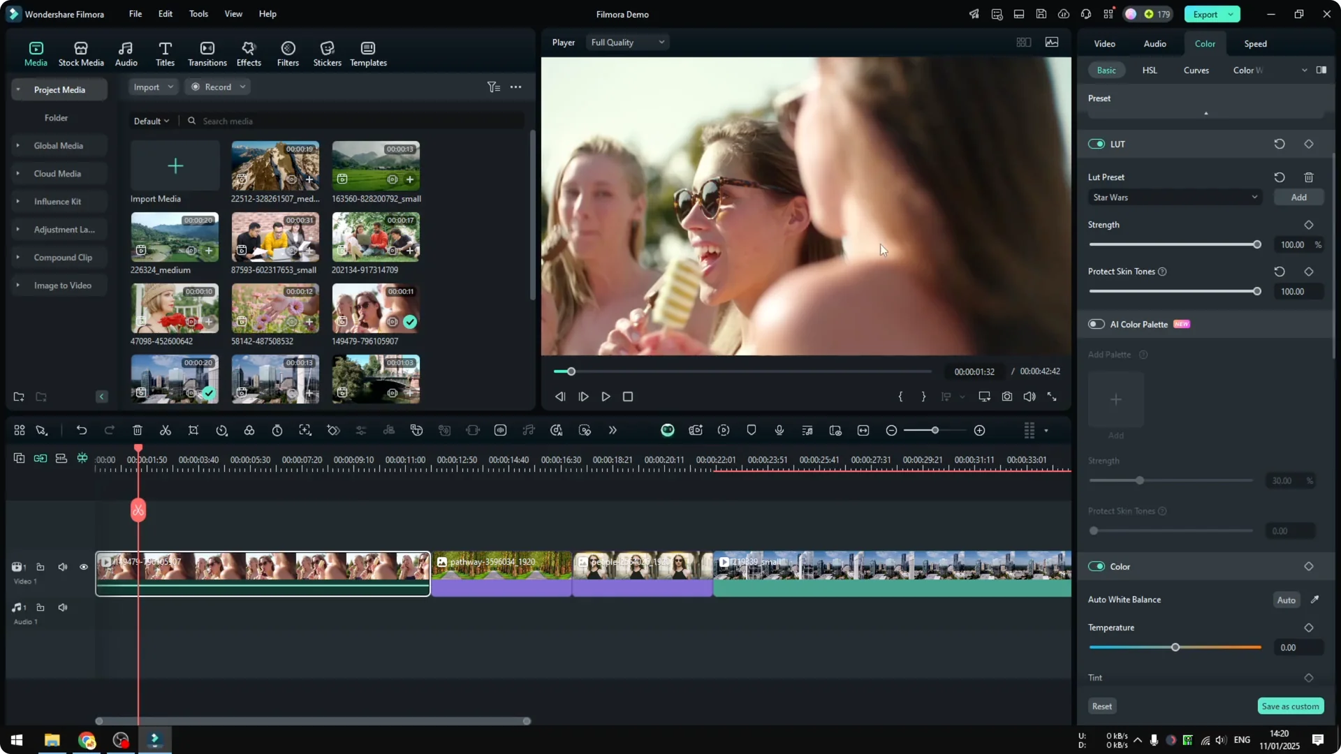 How to Add LUT to Filmora Video to Make it Feel Different screenshot 9