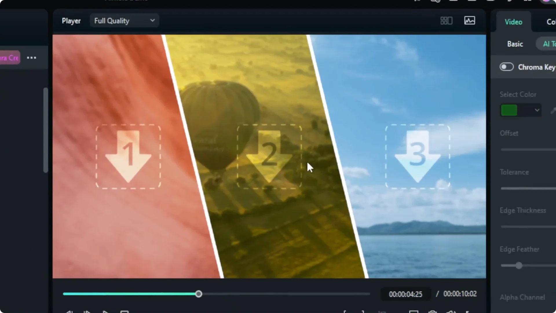 How to Add Split Screen to Filmora Video screenshot 2