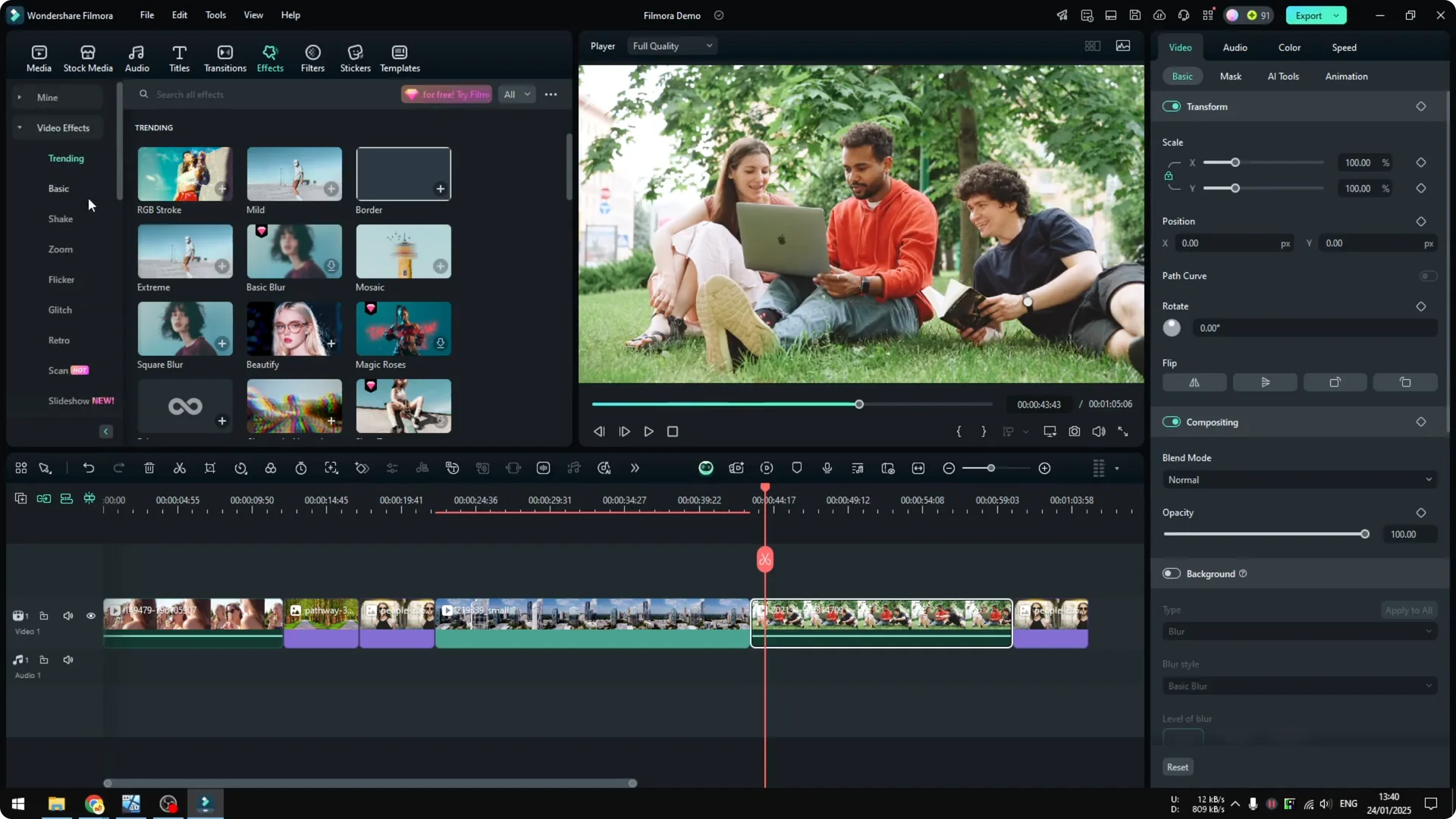 How to Add Video Effects in Filmora screenshot 1