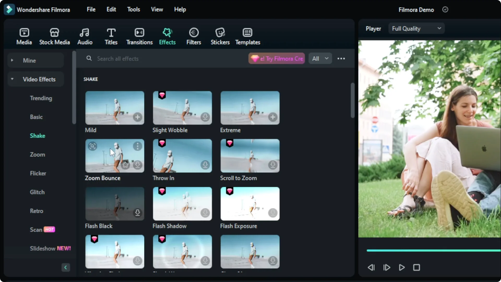 How to Add Video Effects in Filmora screenshot 2